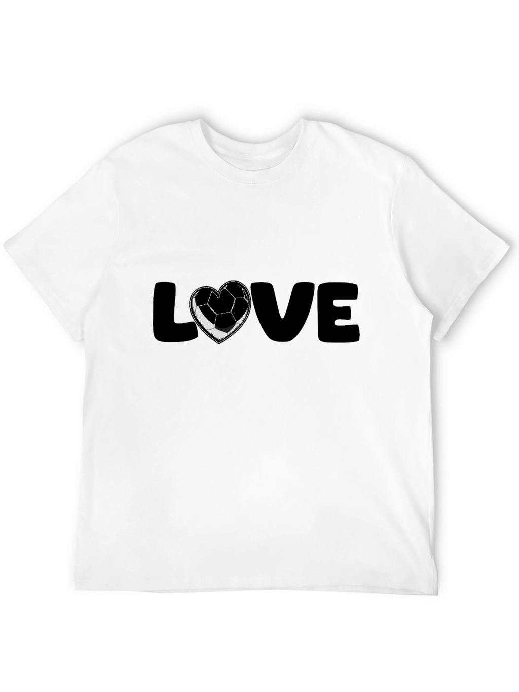 Soccer Love Black T-Shirt