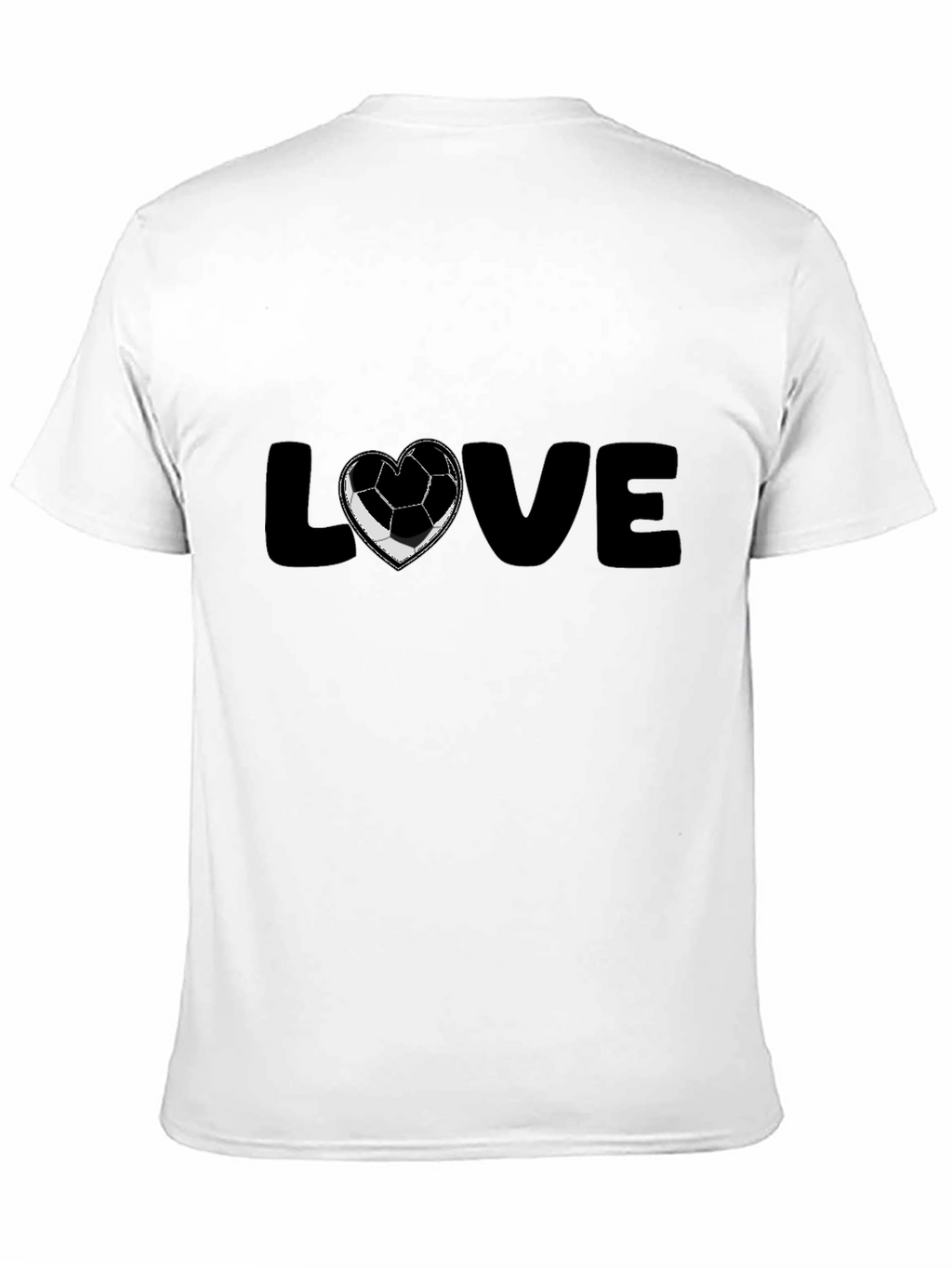 Soccer Love Black T-Shirt