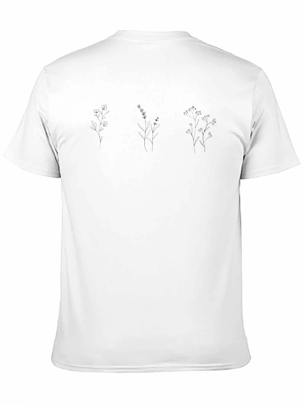 Botanical Graphic Black Tee