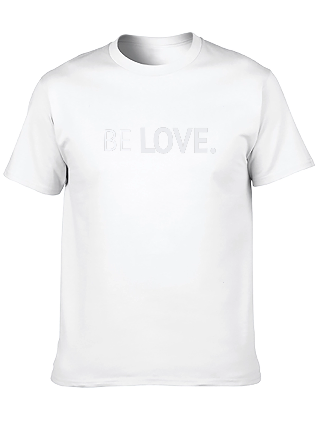 Be Love Graphic Tee - Stylish Black T-Shirt