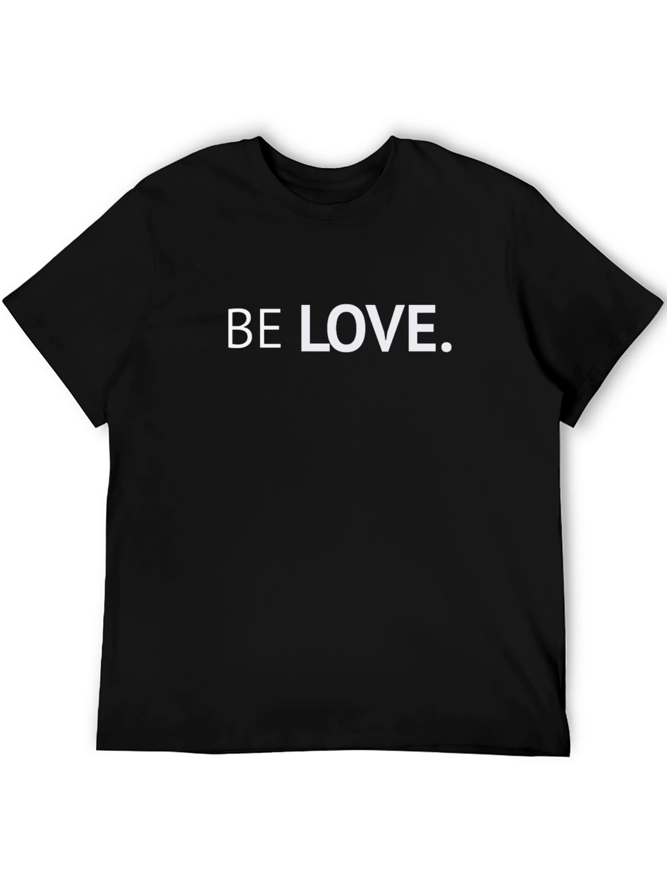 Be Love Graphic Tee - Stylish Black T-Shirt
