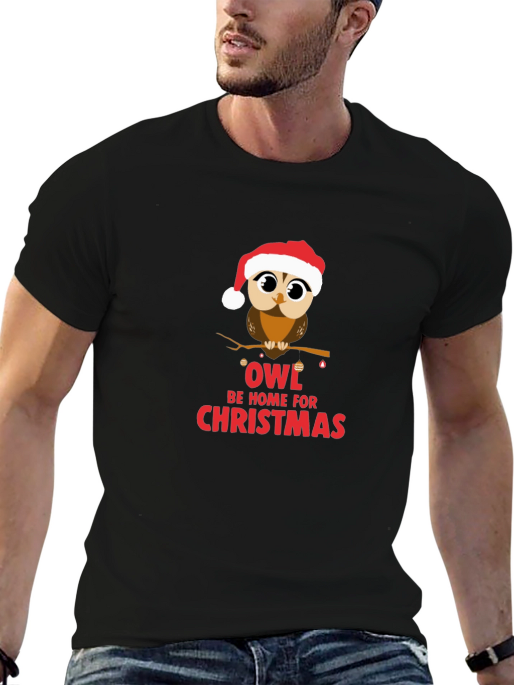 Owl Be Home Christmas T-Shirt