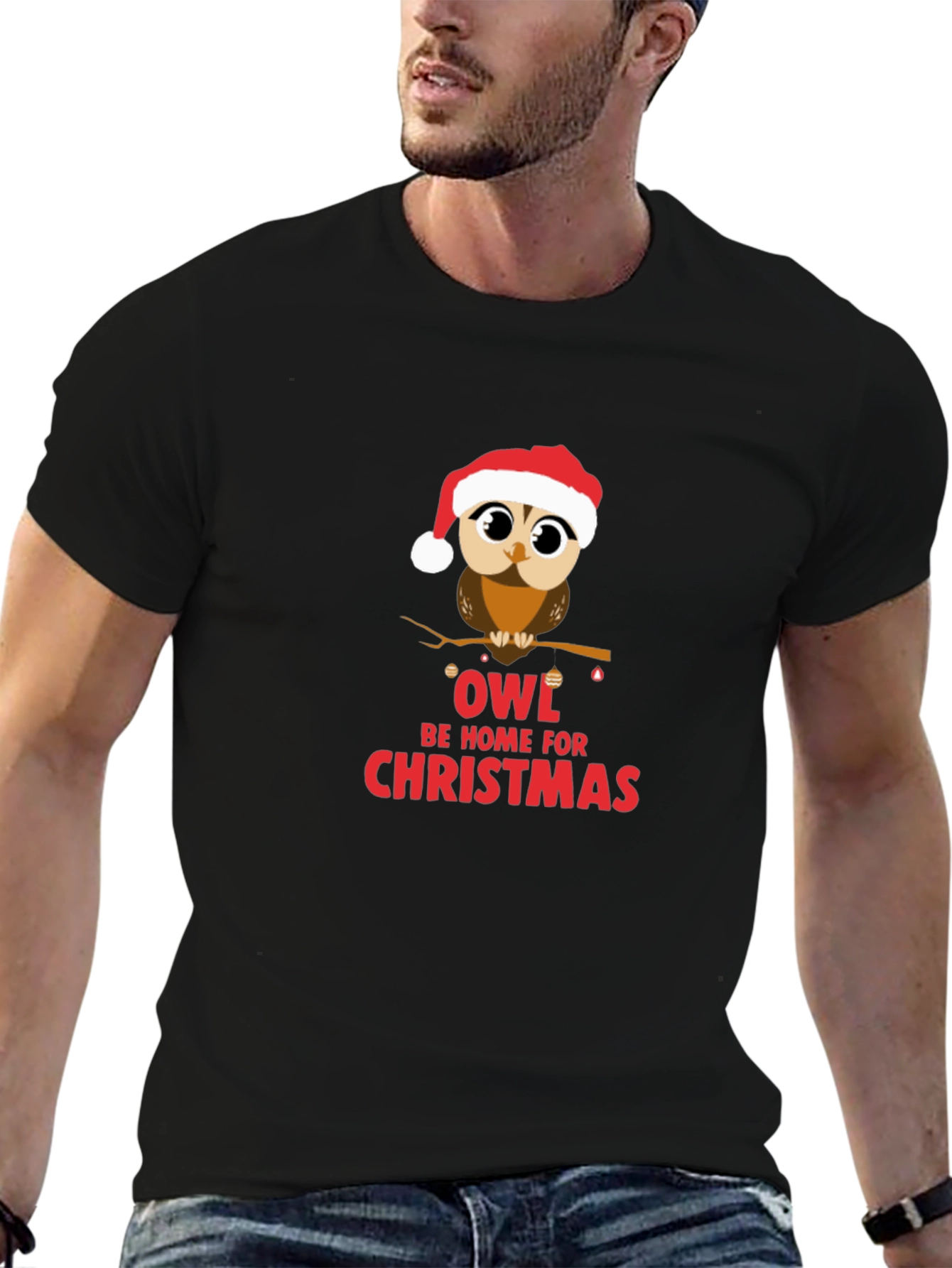 Owl Be Home Christmas T-Shirt