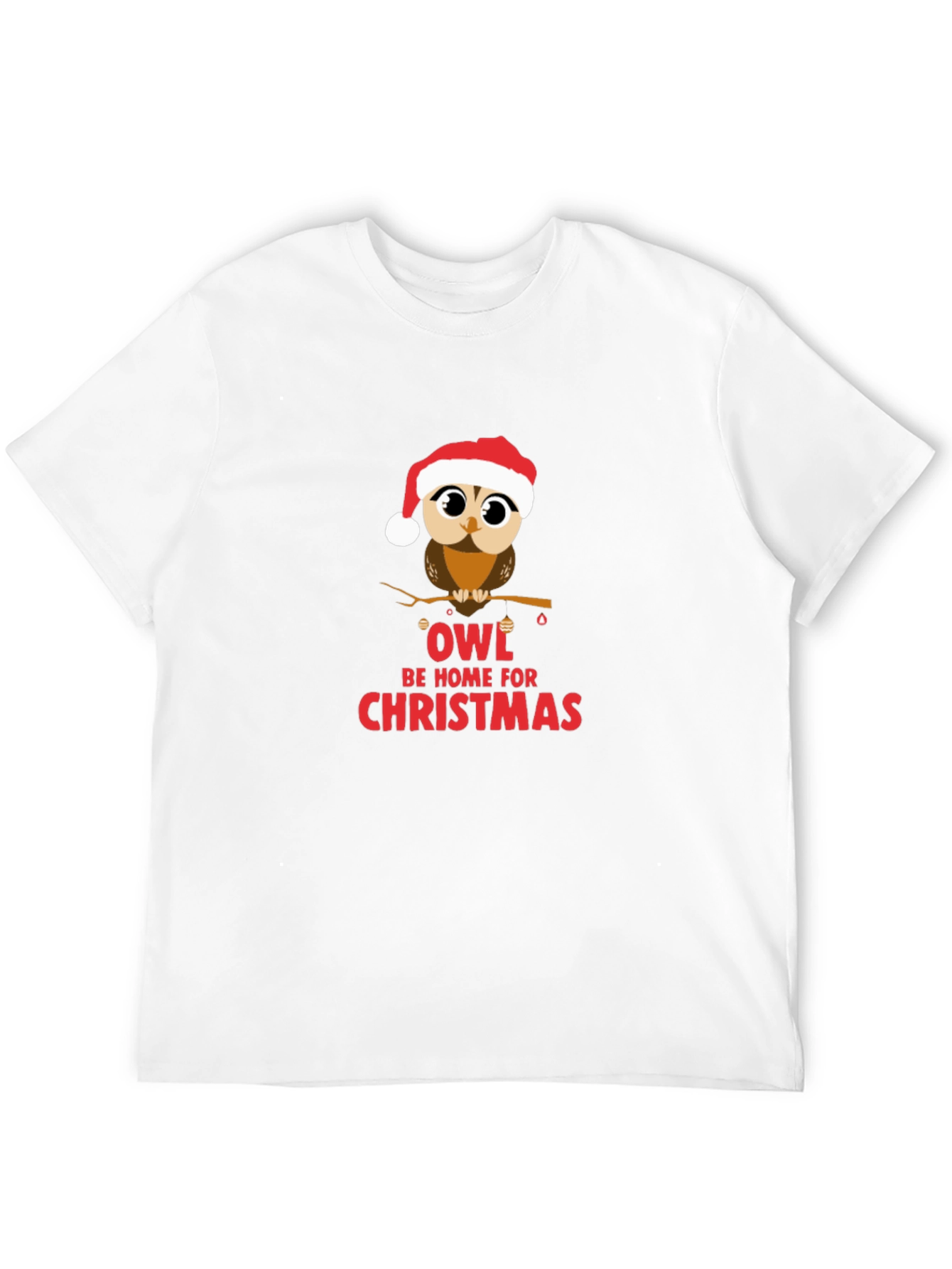 Owl Be Home Christmas T-Shirt