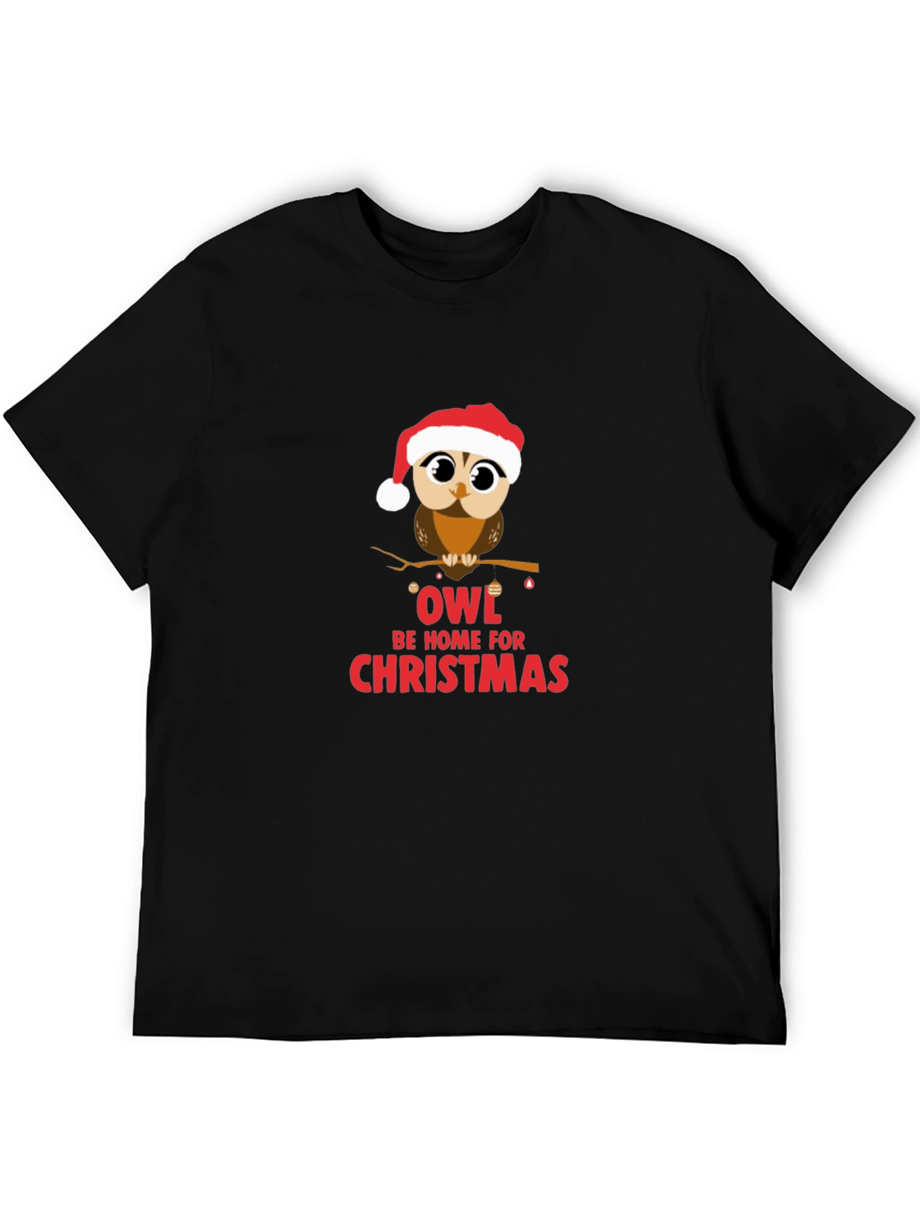 Owl Be Home Christmas T-Shirt