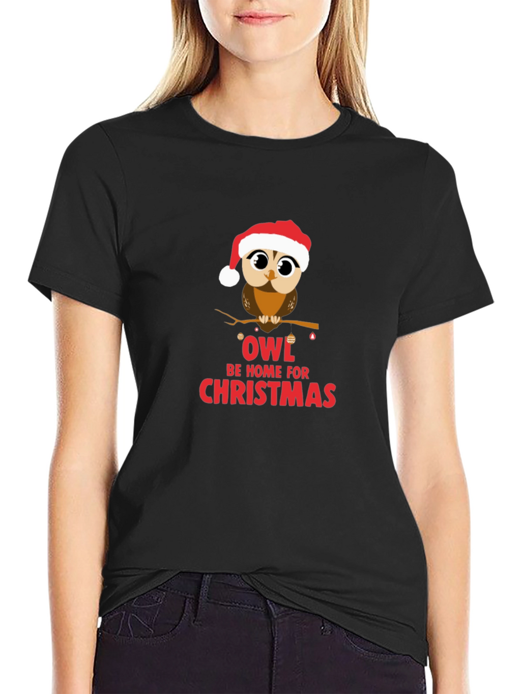 Owl Be Home Christmas T-Shirt