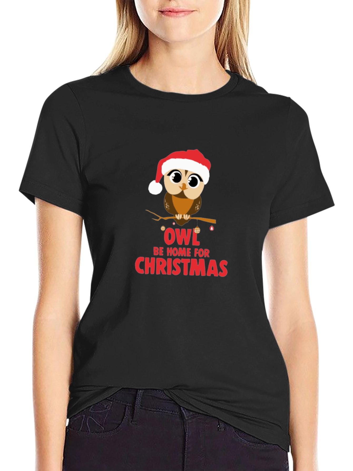Owl Be Home Christmas T-Shirt