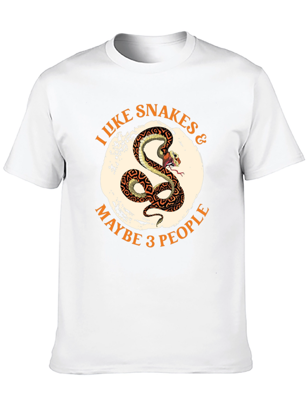 I Like Snakes & Maybe 3 People T-Shirt