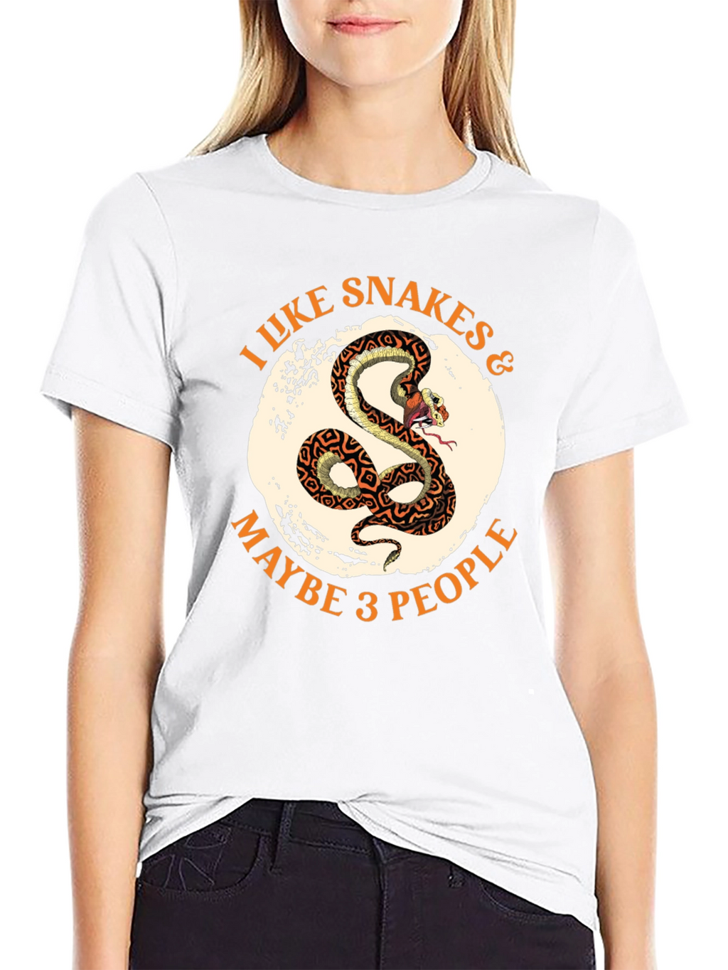 I Like Snakes & Maybe 3 People T-Shirt
