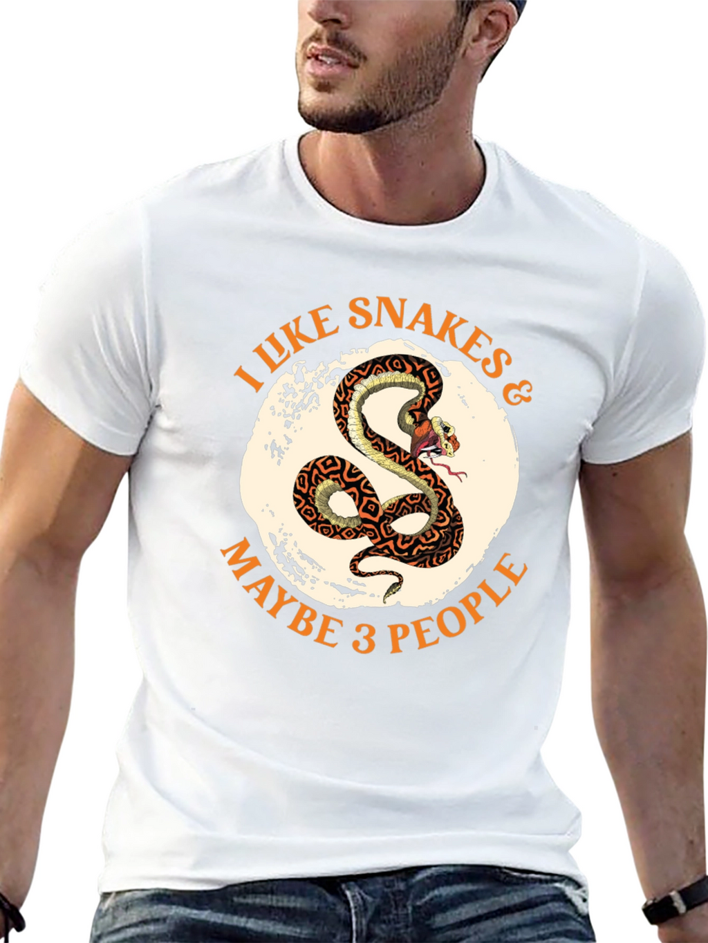 I Like Snakes & Maybe 3 People T-Shirt