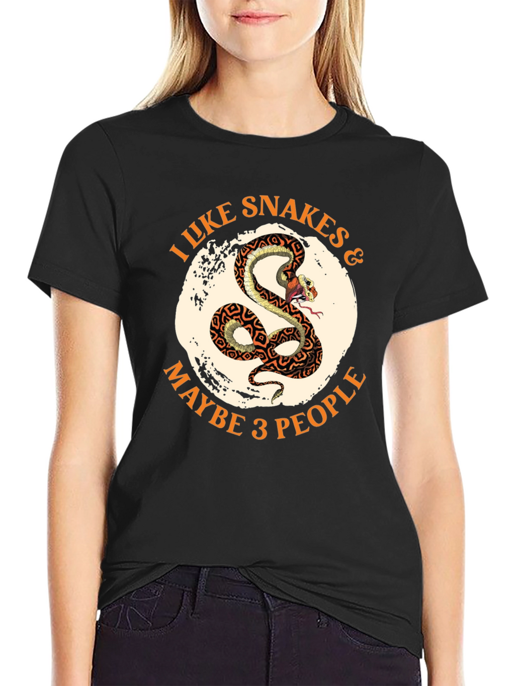 I Like Snakes & Maybe 3 People T-Shirt