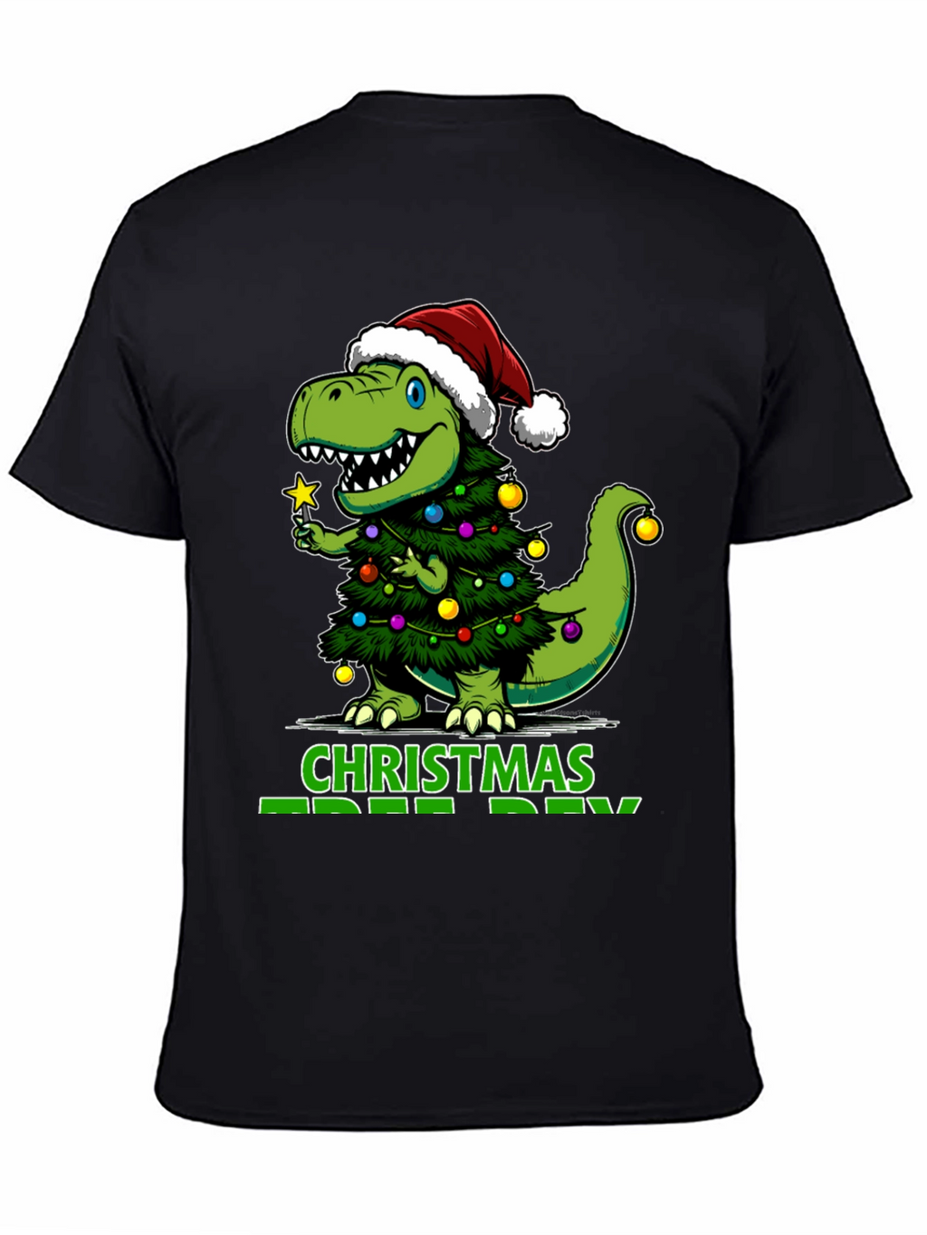 T-Rex Christmas Tree Rex Holiday T-Shirt