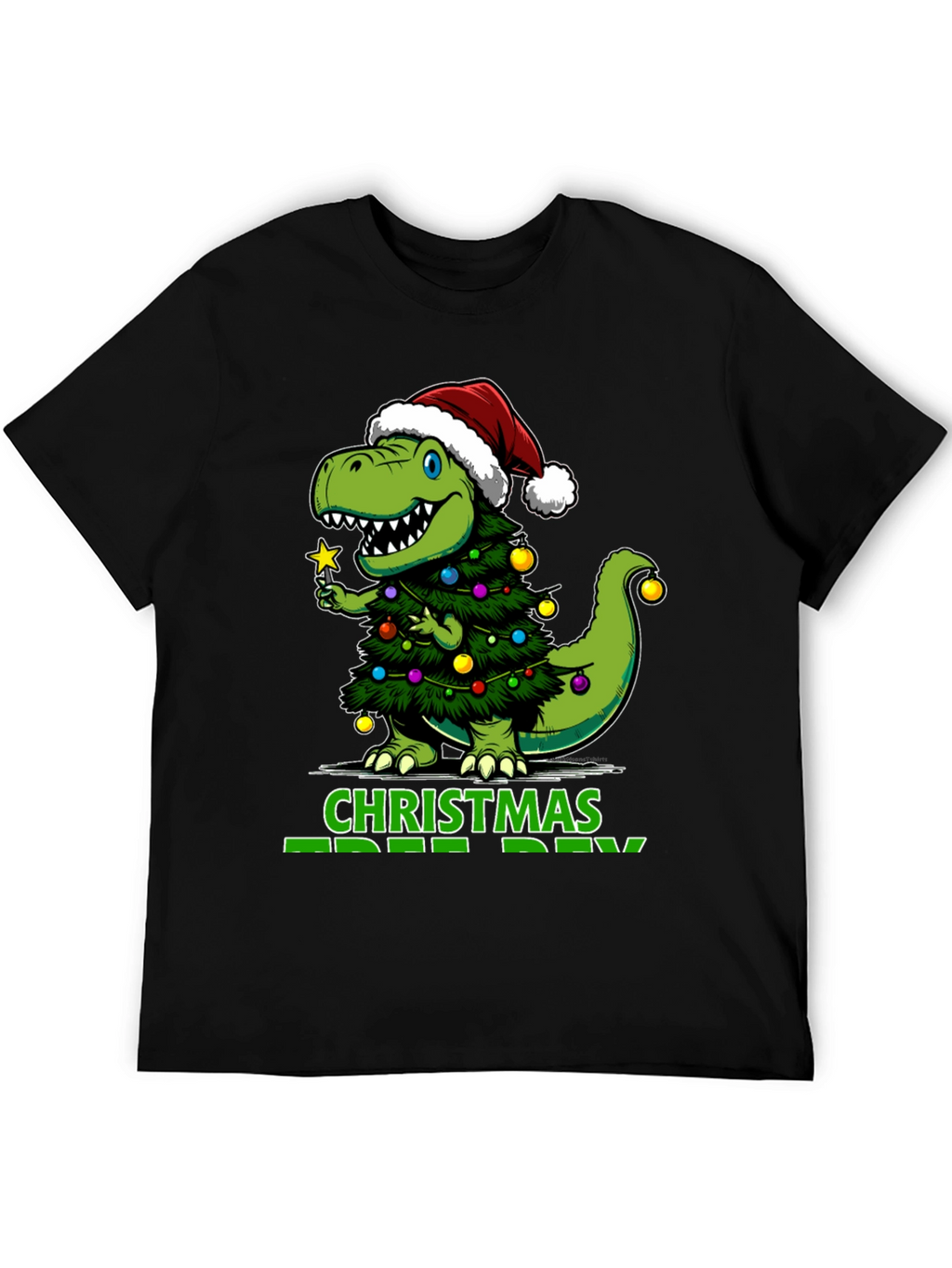 T-Rex Christmas Tree Rex Holiday T-Shirt