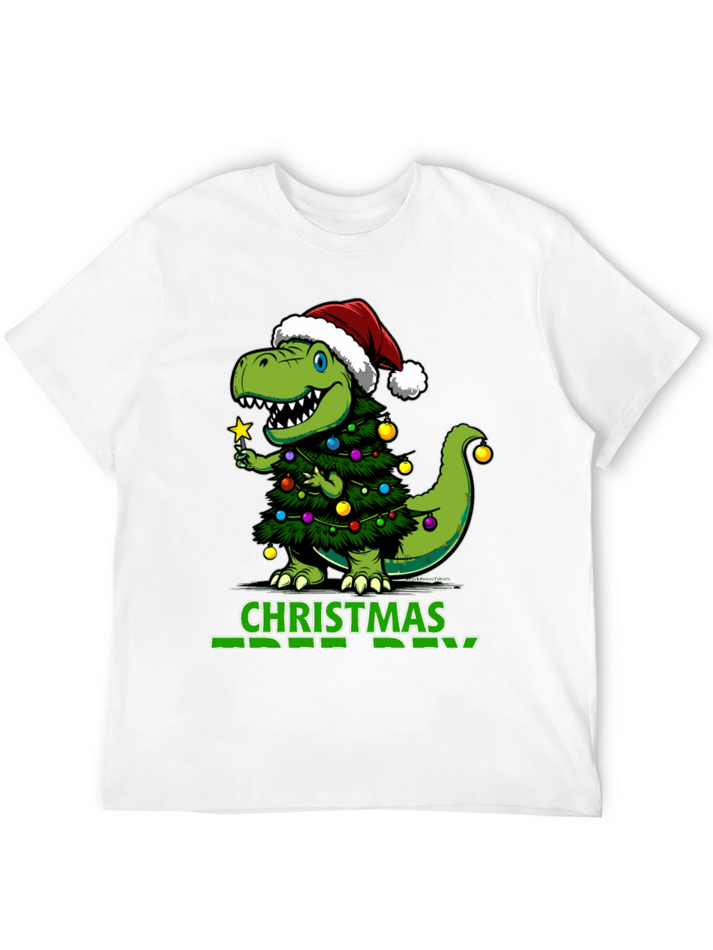 T-Rex Christmas Tree Rex Holiday T-Shirt