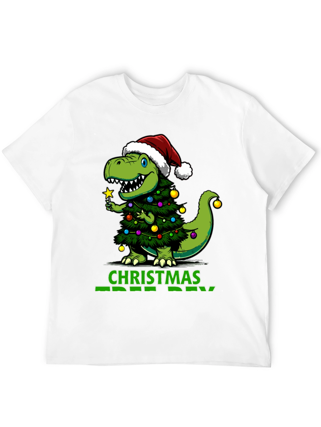 T-Rex Christmas Tree Rex Holiday T-Shirt