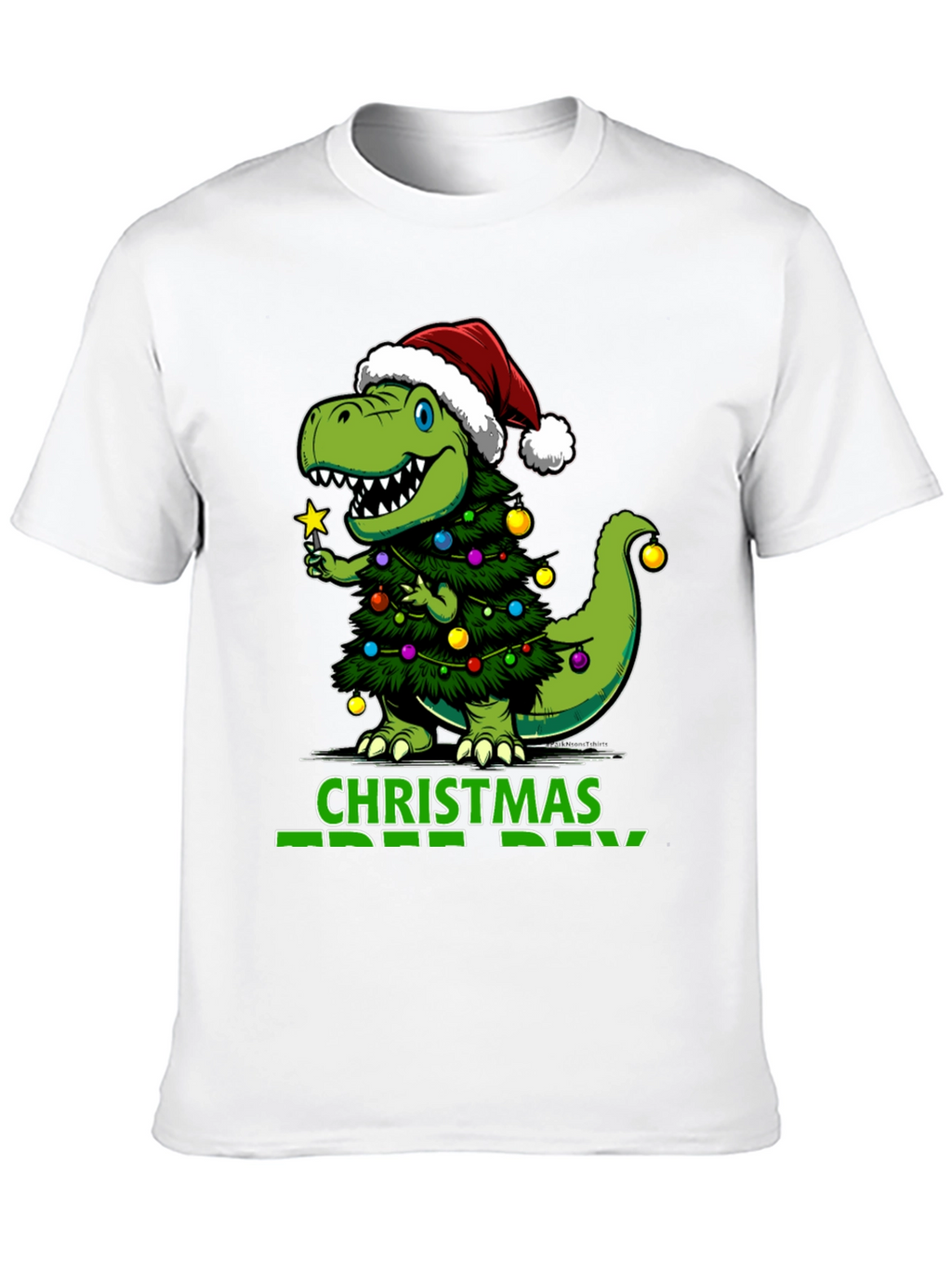 T-Rex Christmas Tree Rex Holiday T-Shirt