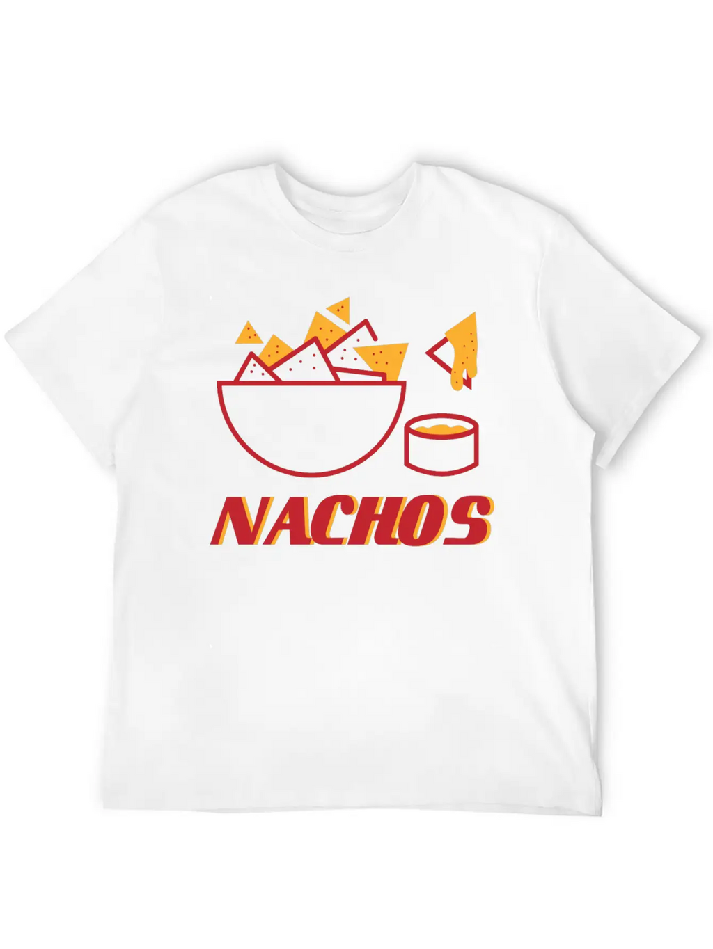 Nacho Bowl Unisex Short Sleeve Soft Cotton T-Shirt – Casual Everyday Wear