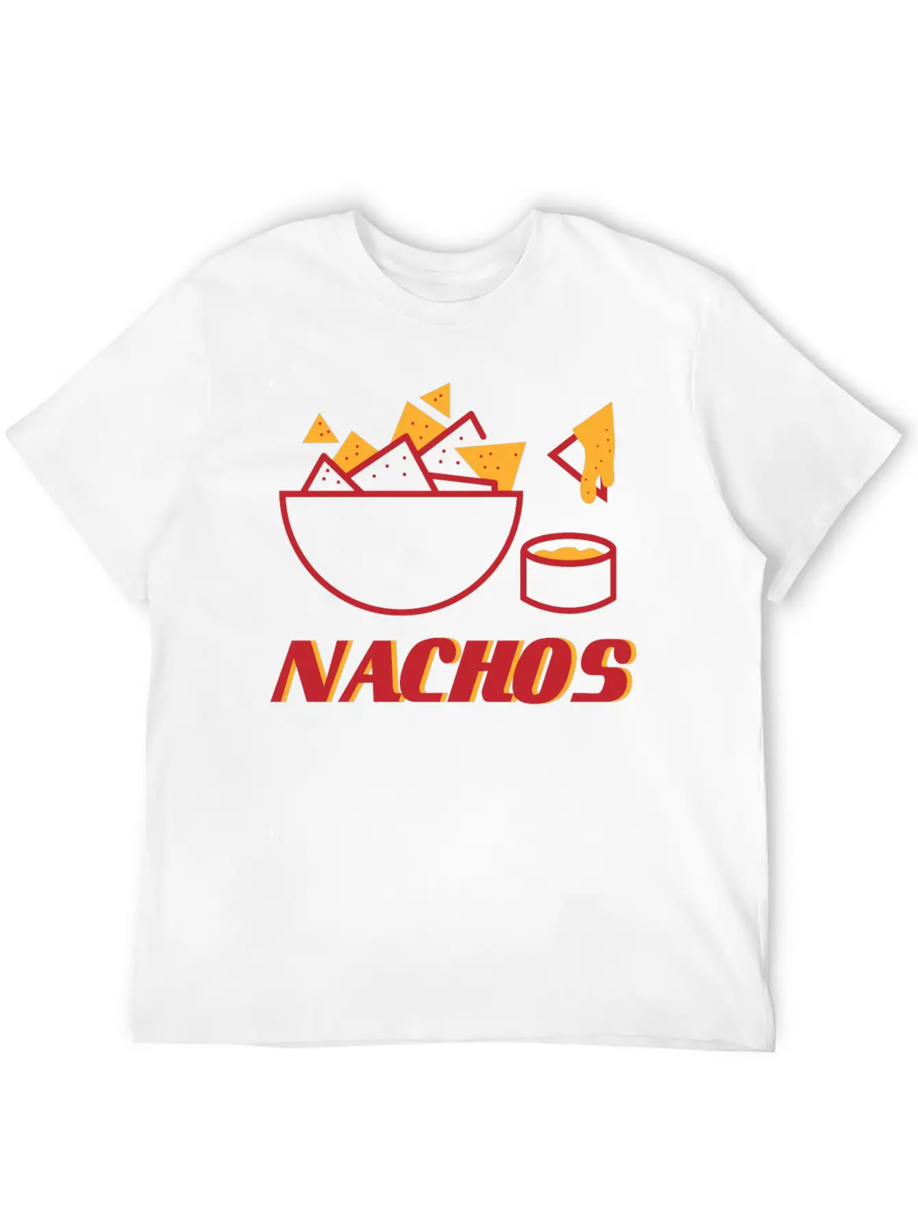 Nacho Bowl Unisex Short Sleeve Soft Cotton T-Shirt – Casual Everyday Wear