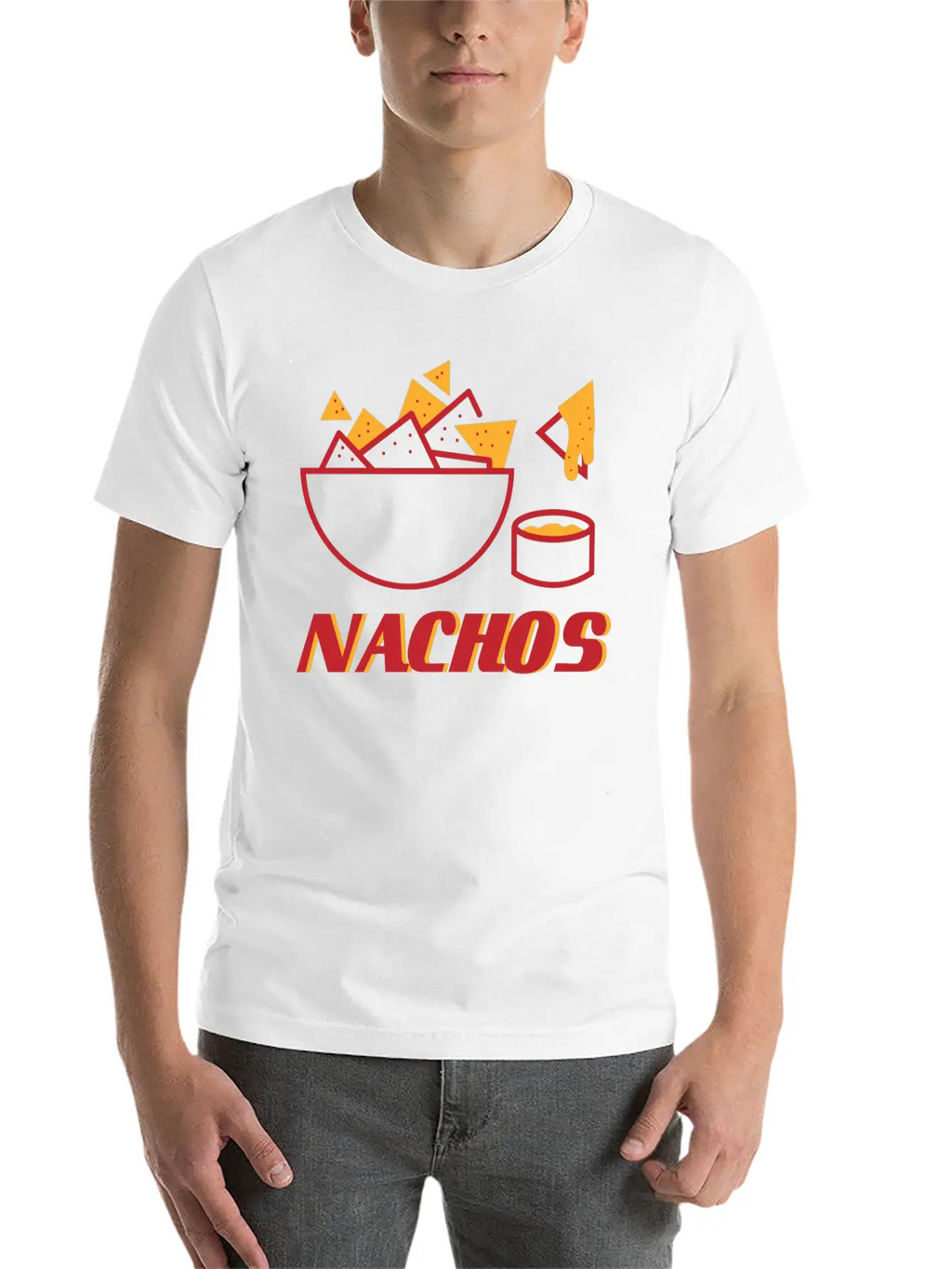 Nacho Bowl Unisex Short Sleeve Soft Cotton T-Shirt – Casual Everyday Wear