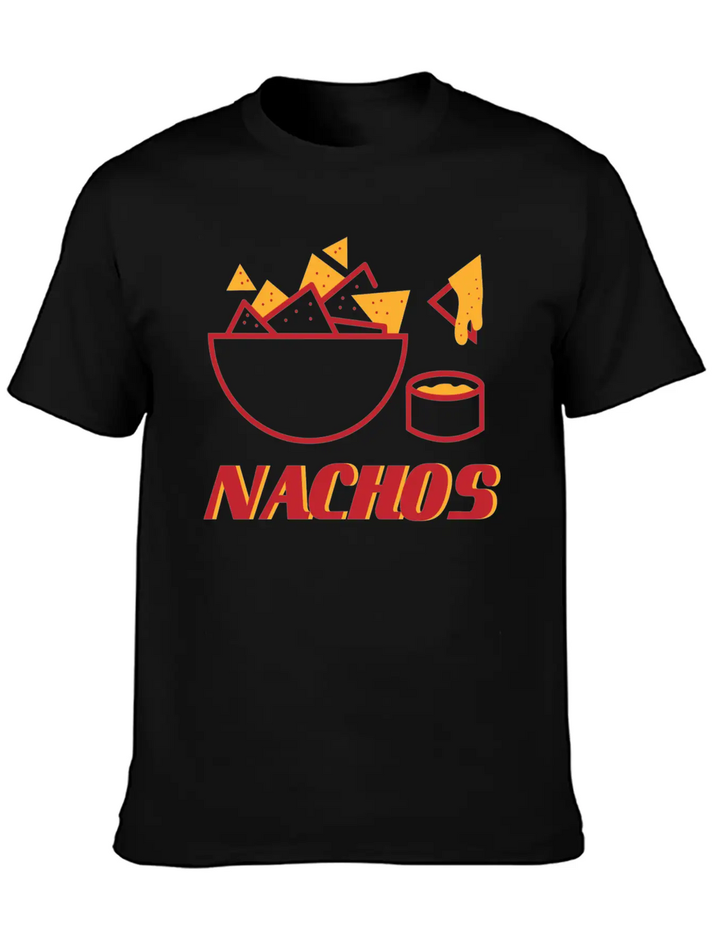 Nacho Bowl Unisex Short Sleeve Soft Cotton T-Shirt – Casual Everyday Wear