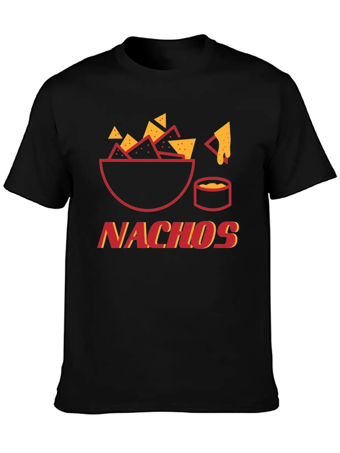 Nacho Bowl Unisex Short Sleeve Soft Cotton T-Shirt – Casual Everyday Wear
