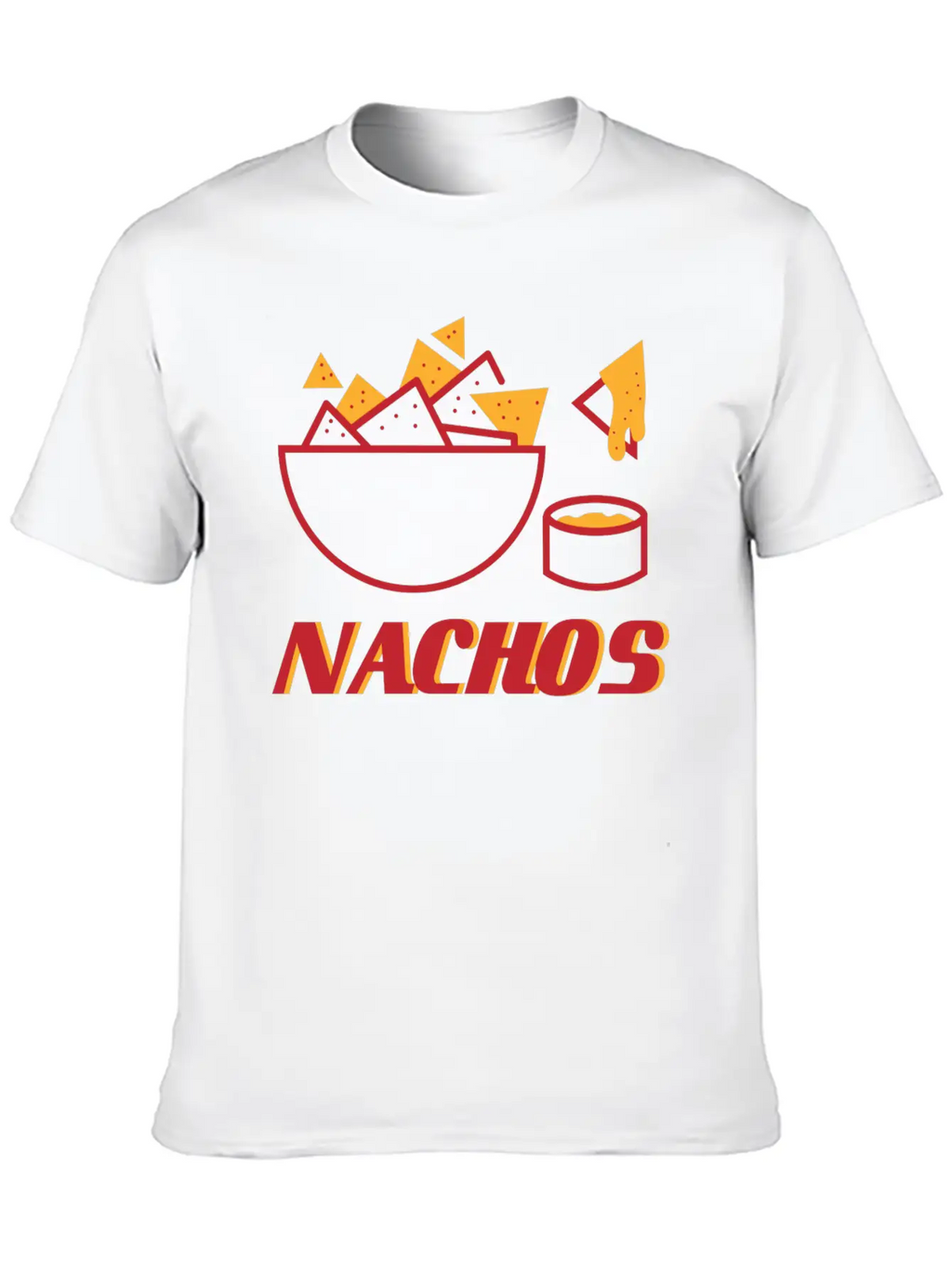 Nacho Bowl Unisex Short Sleeve Soft Cotton T-Shirt – Casual Everyday Wear