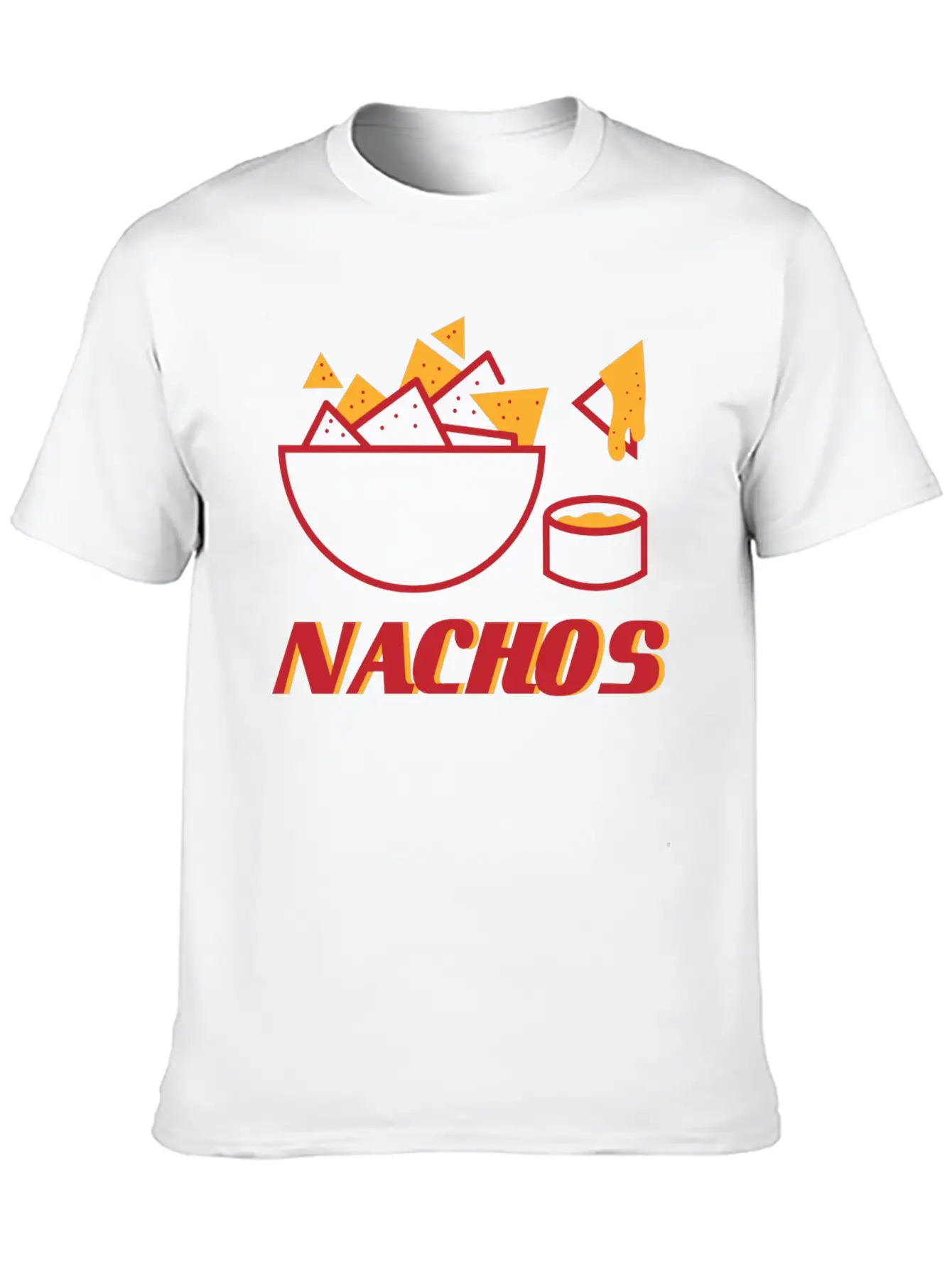 Nacho Bowl Unisex Short Sleeve Soft Cotton T-Shirt – Casual Everyday Wear