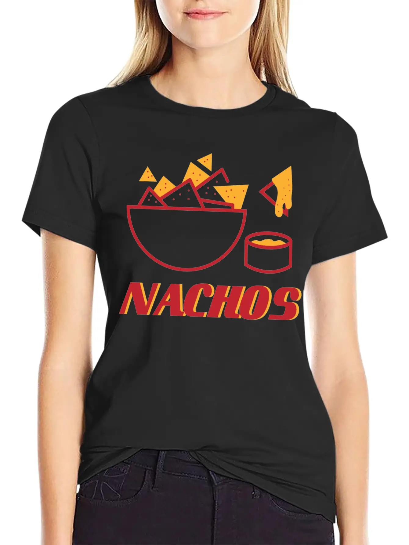 Nacho Bowl Unisex Short Sleeve Soft Cotton T-Shirt – Casual Everyday Wear