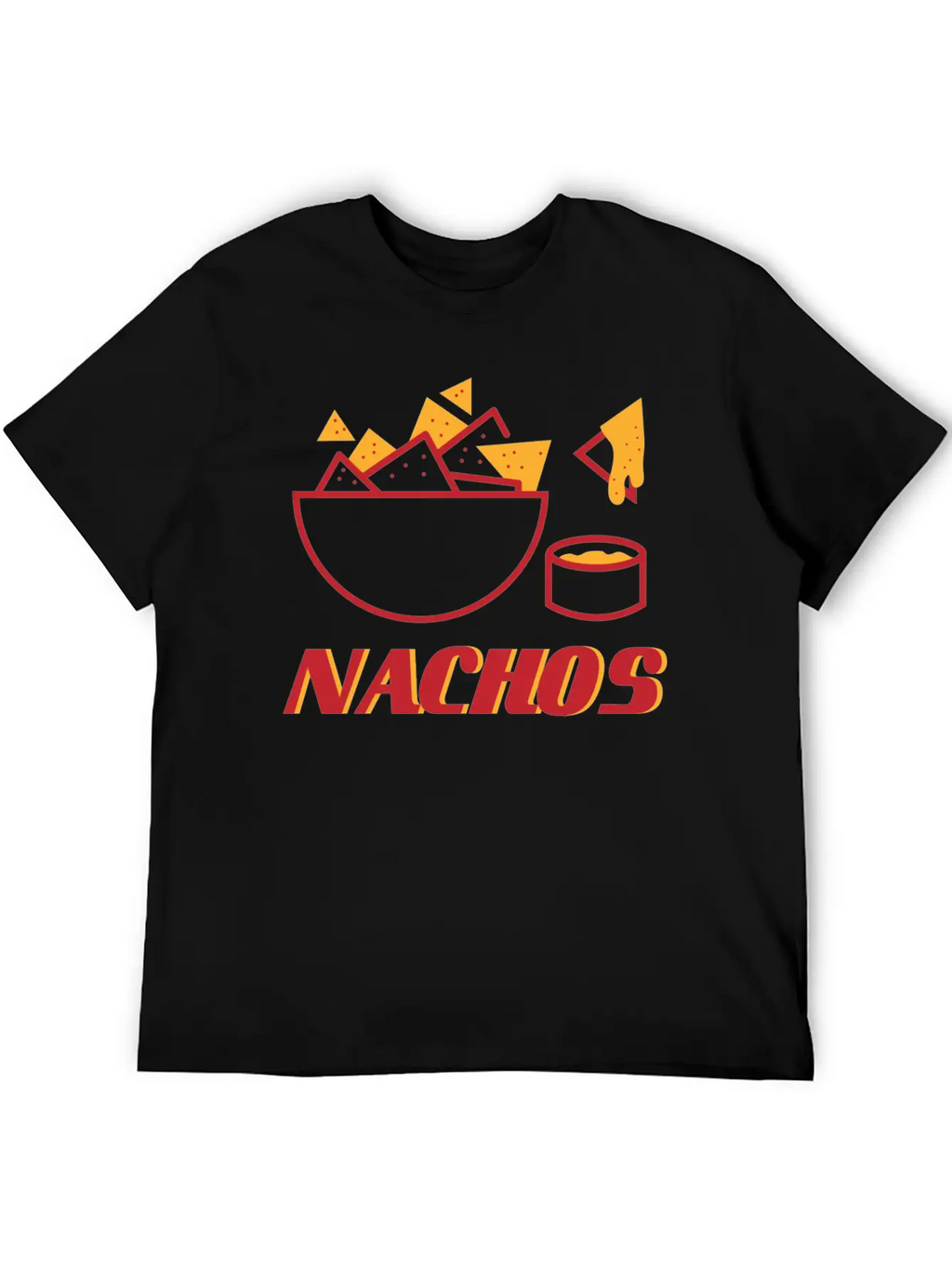 Nacho Bowl Unisex Short Sleeve Soft Cotton T-Shirt – Casual Everyday Wear