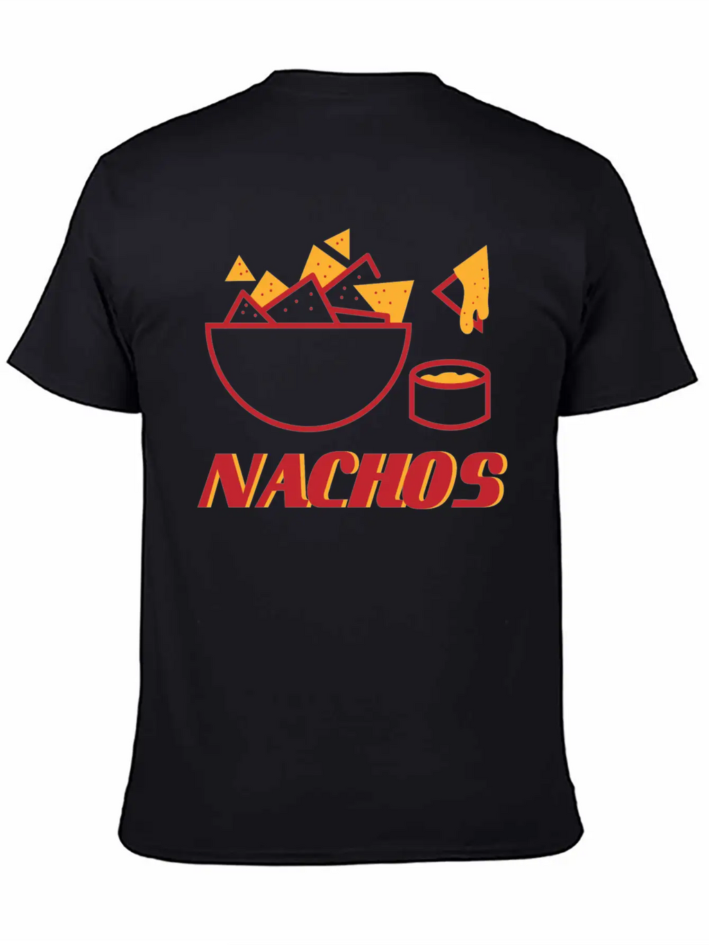Nacho Bowl Unisex Short Sleeve Soft Cotton T-Shirt – Casual Everyday Wear
