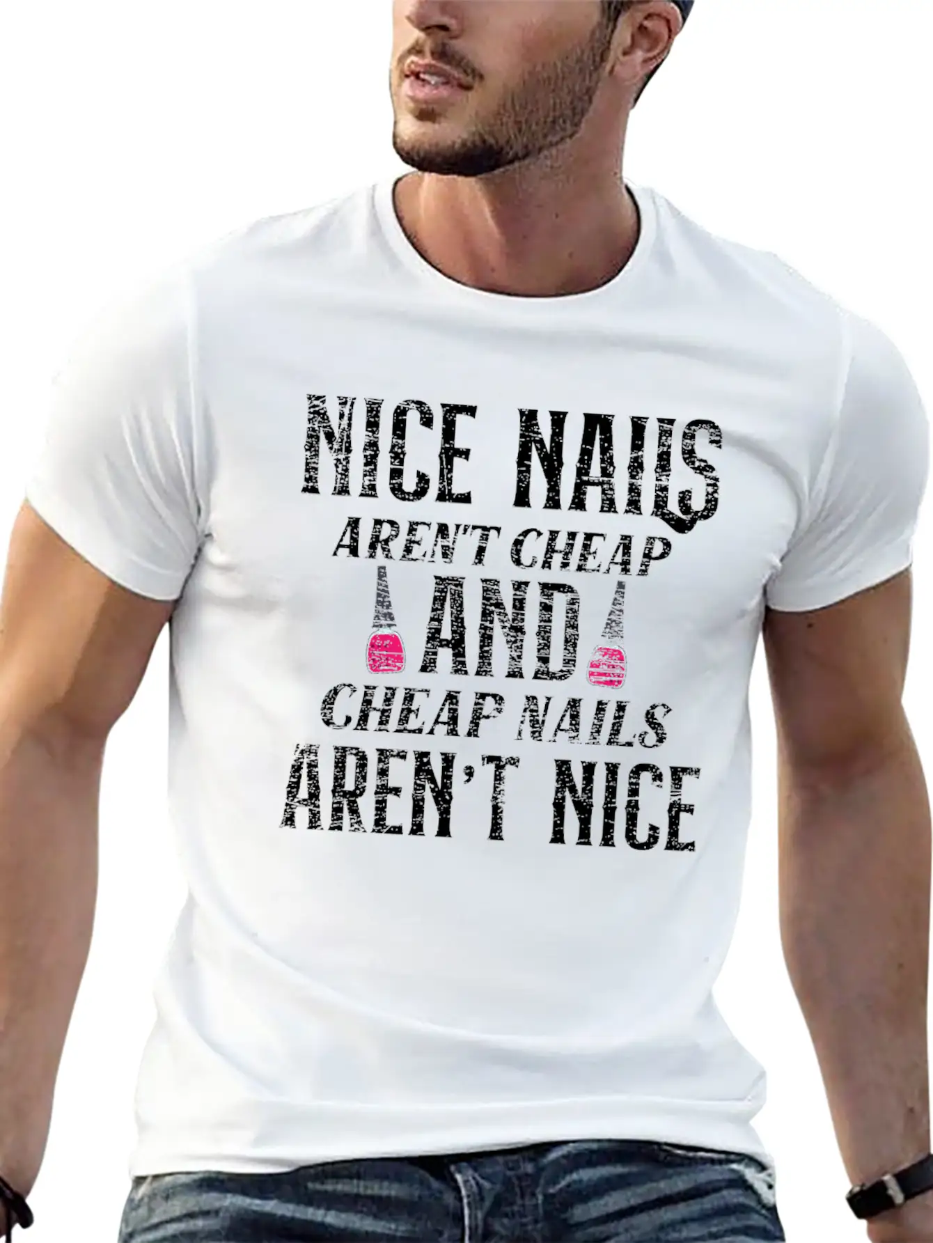 Nail Designer Nail Salon Unisex Casual T-Shirt – Clean Design For Daily Comfort