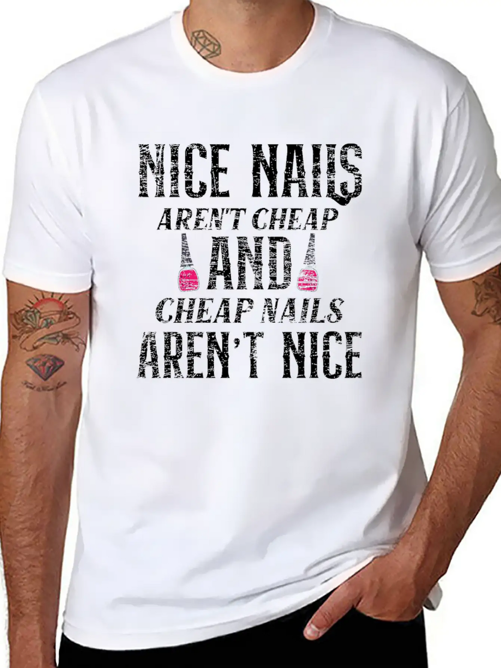 Nail Designer Nail Salon Unisex Casual T-Shirt – Clean Design For Daily Comfort