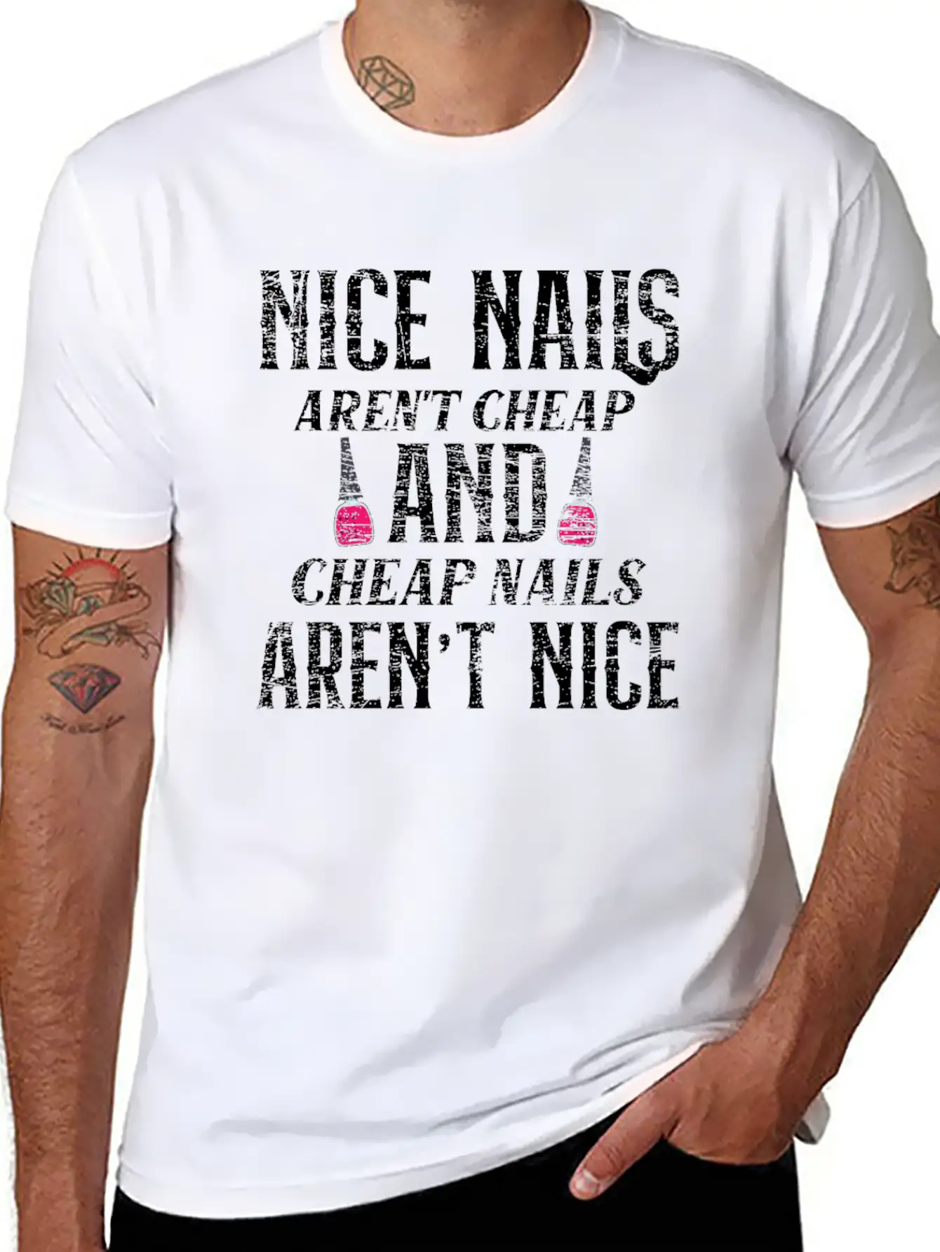 Nail Designer Nail Salon Unisex Casual T-Shirt – Clean Design For Daily Comfort