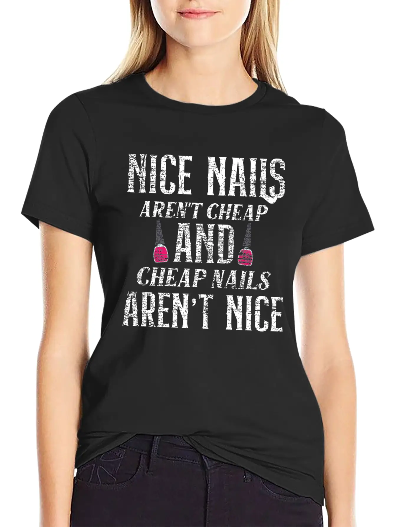 Nail Designer Nail Salon Unisex Casual T-Shirt – Clean Design For Daily Comfort