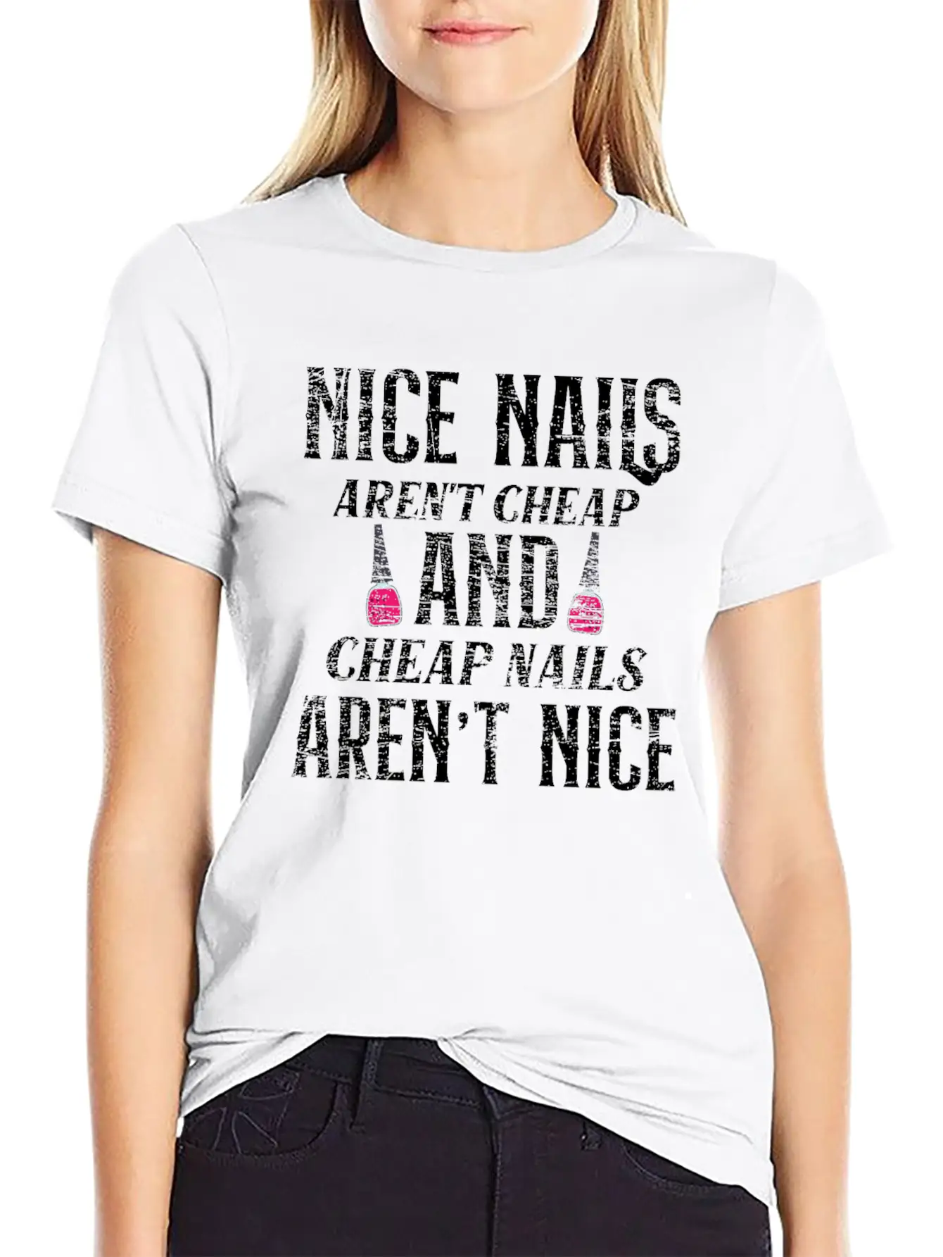 Nail Designer Nail Salon Unisex Casual T-Shirt – Clean Design For Daily Comfort