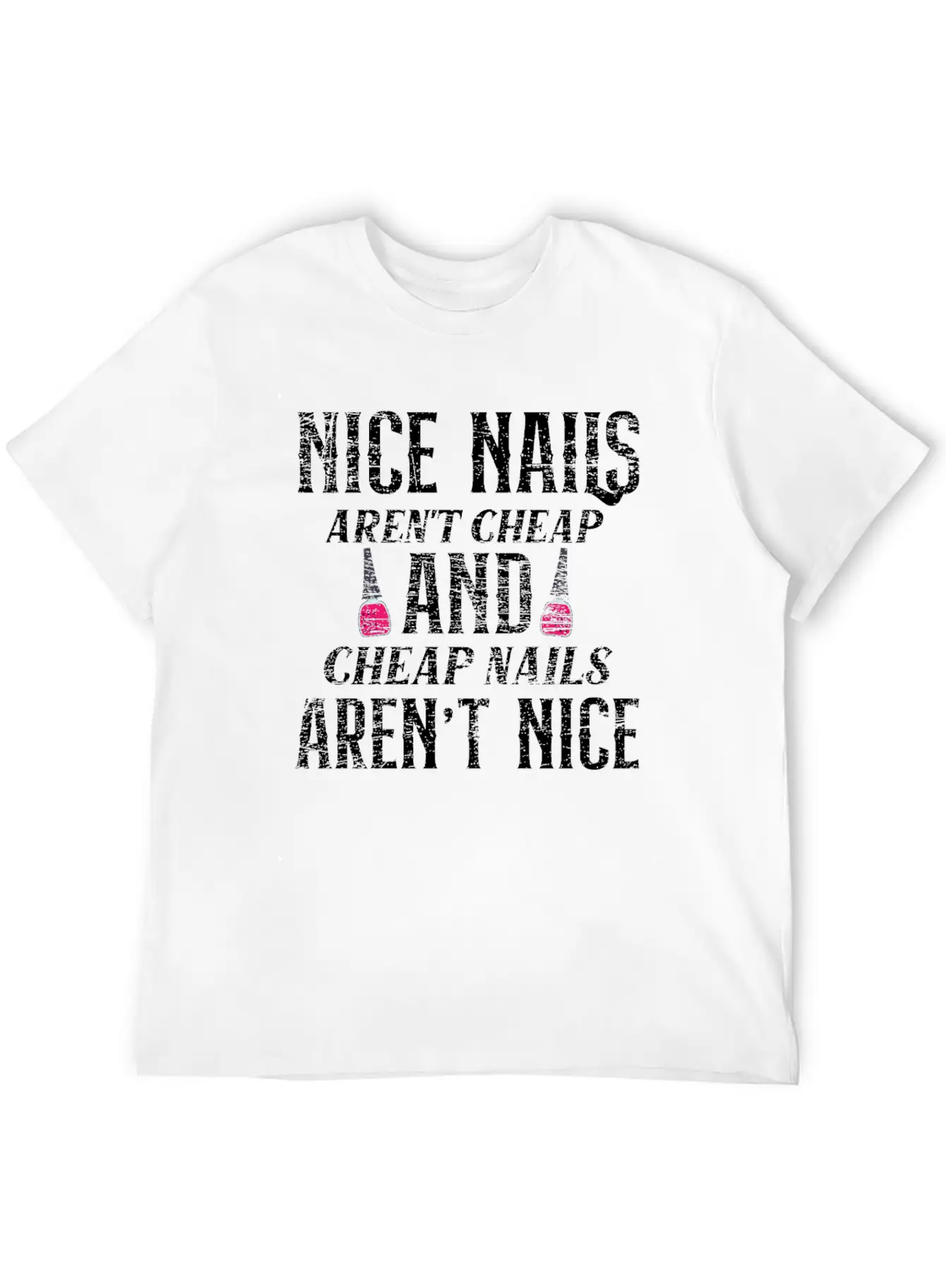 Nail Designer Nail Salon Unisex Casual T-Shirt – Clean Design For Daily Comfort
