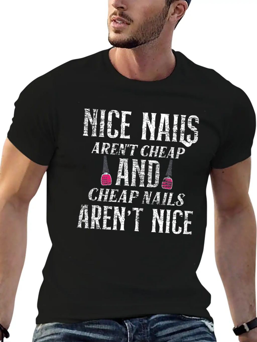 Nail Designer Nail Salon Unisex Casual T-Shirt – Clean Design For Daily Comfort