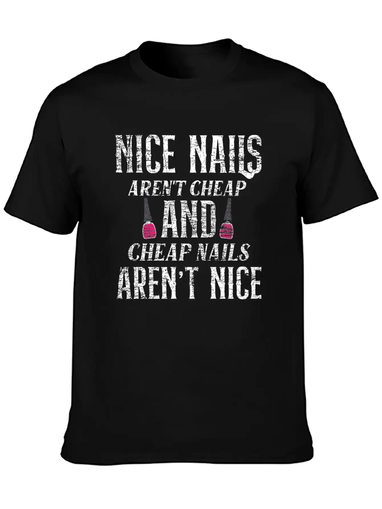Nail Designer Nail Salon Unisex Casual T-Shirt – Clean Design For Daily Comfort