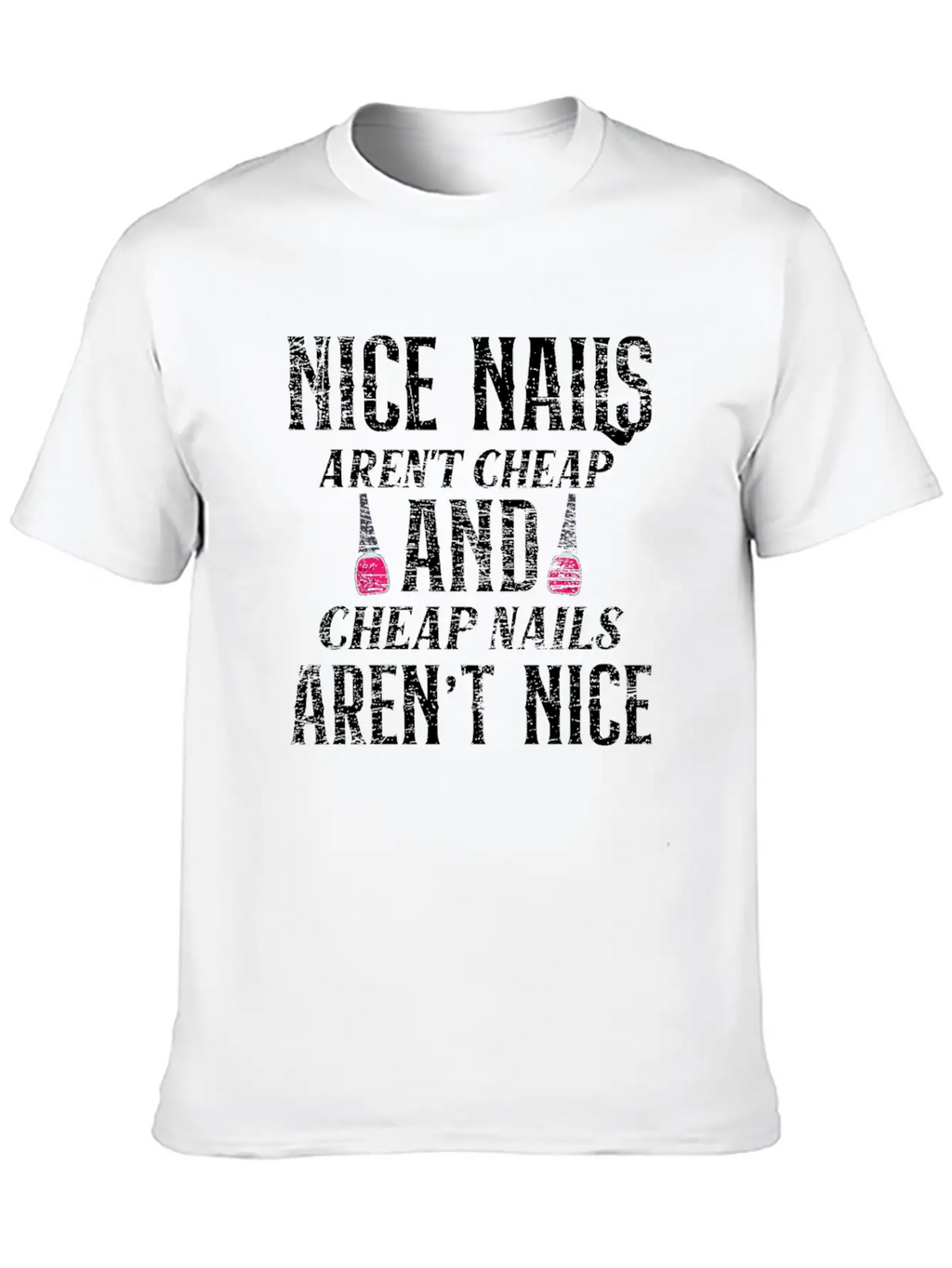 Nail Designer Nail Salon Unisex Casual T-Shirt – Clean Design For Daily Comfort