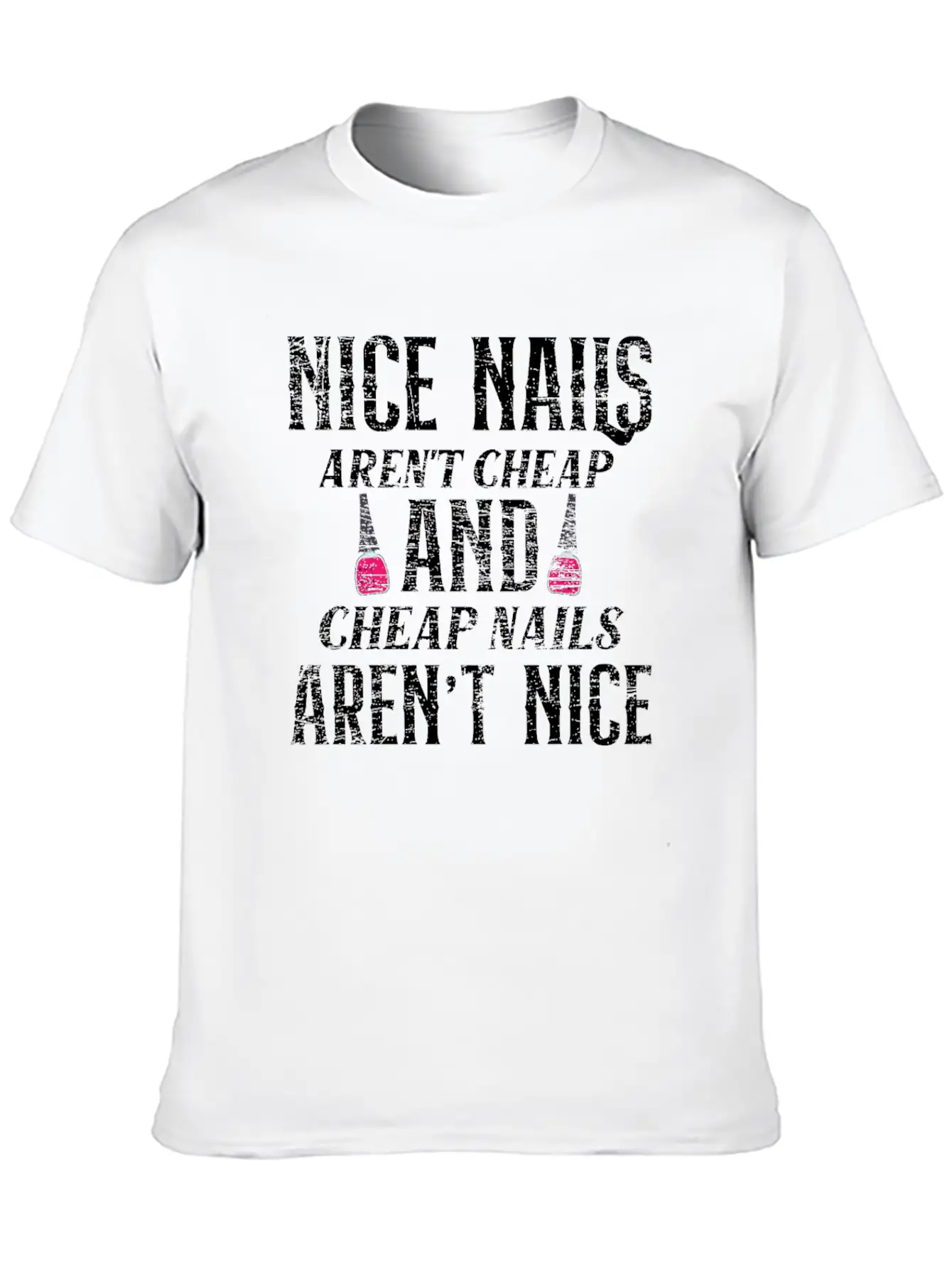 Nail Designer Nail Salon Unisex Casual T-Shirt – Clean Design For Daily Comfort