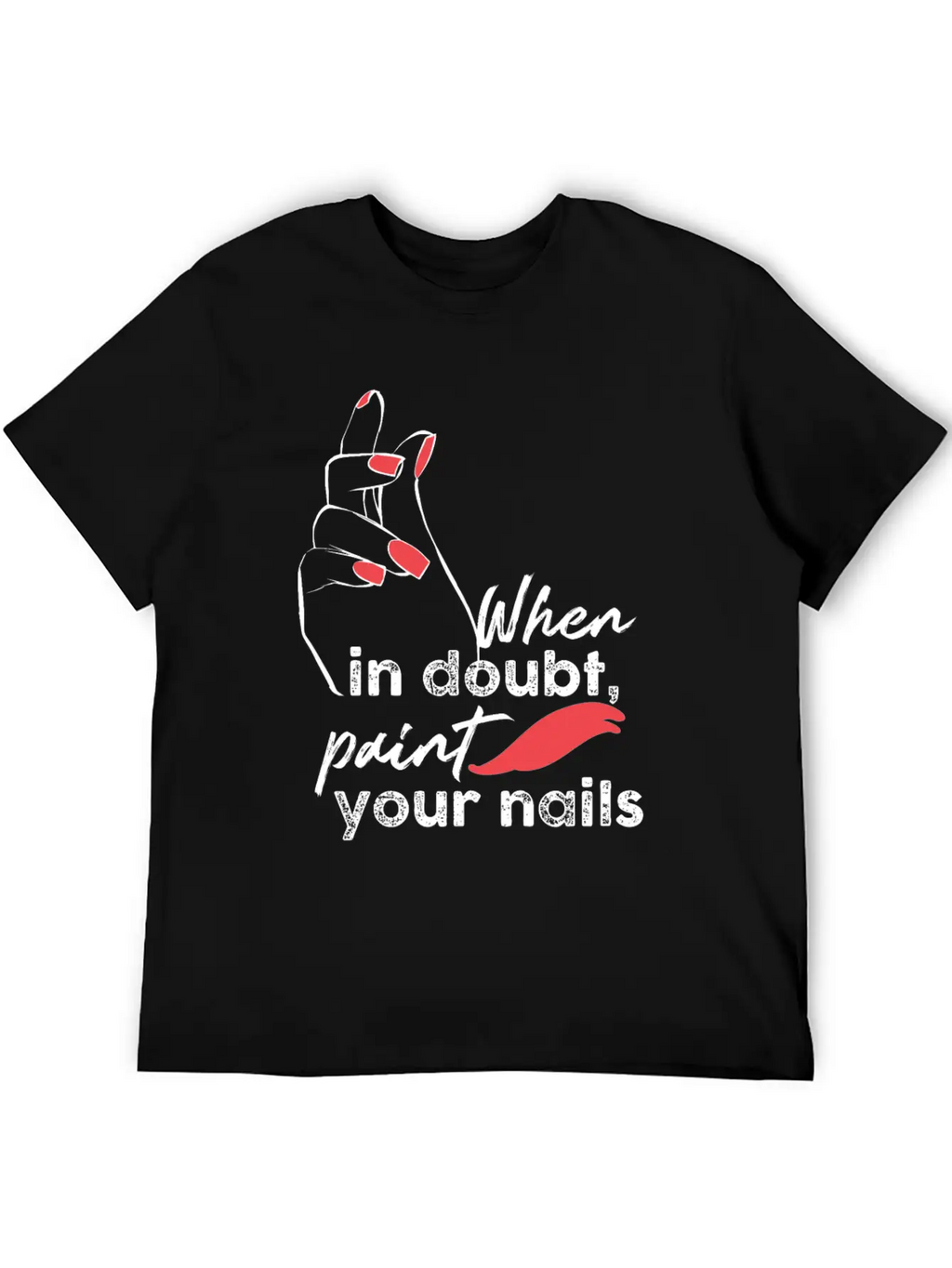 Nail Technician Fingernails Stylish Everyday T-Shirt – Unisex Basic Cotton Tee