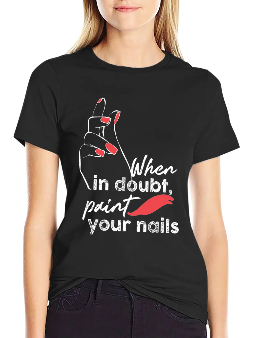 Nail Technician Fingernails Stylish Everyday T-Shirt – Unisex Basic Cotton Tee