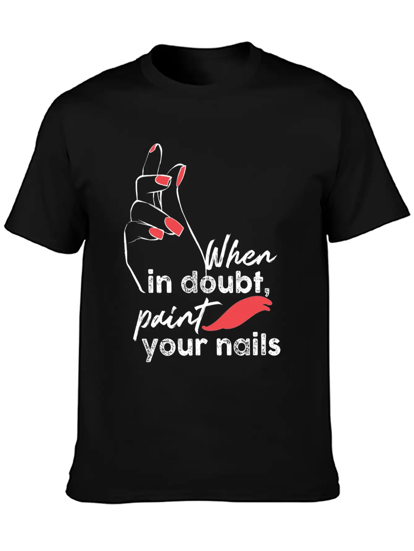 Nail Technician Fingernails Stylish Everyday T-Shirt – Unisex Basic Cotton Tee