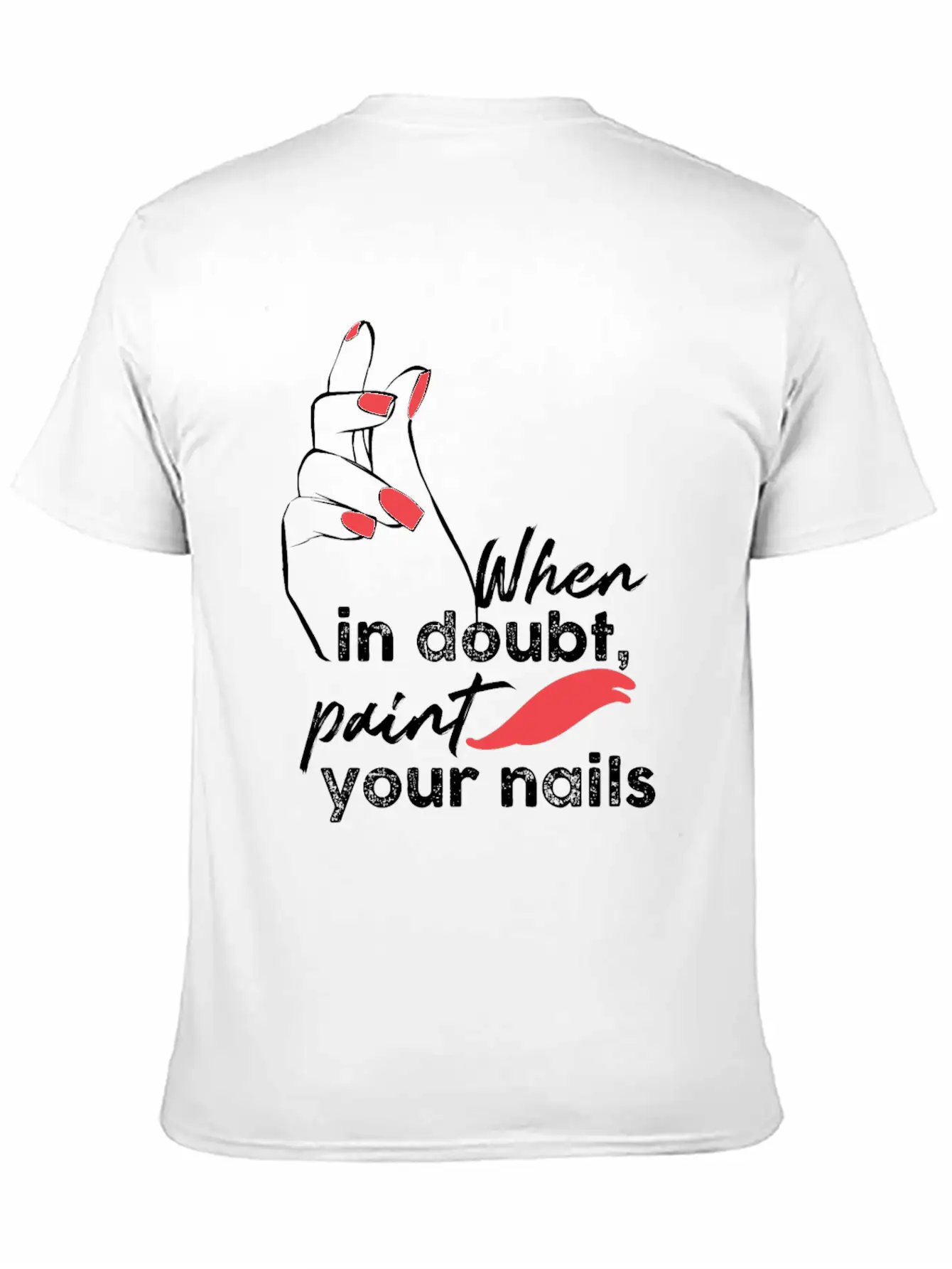 Nail Technician Fingernails Stylish Everyday T-Shirt – Unisex Basic Cotton Tee