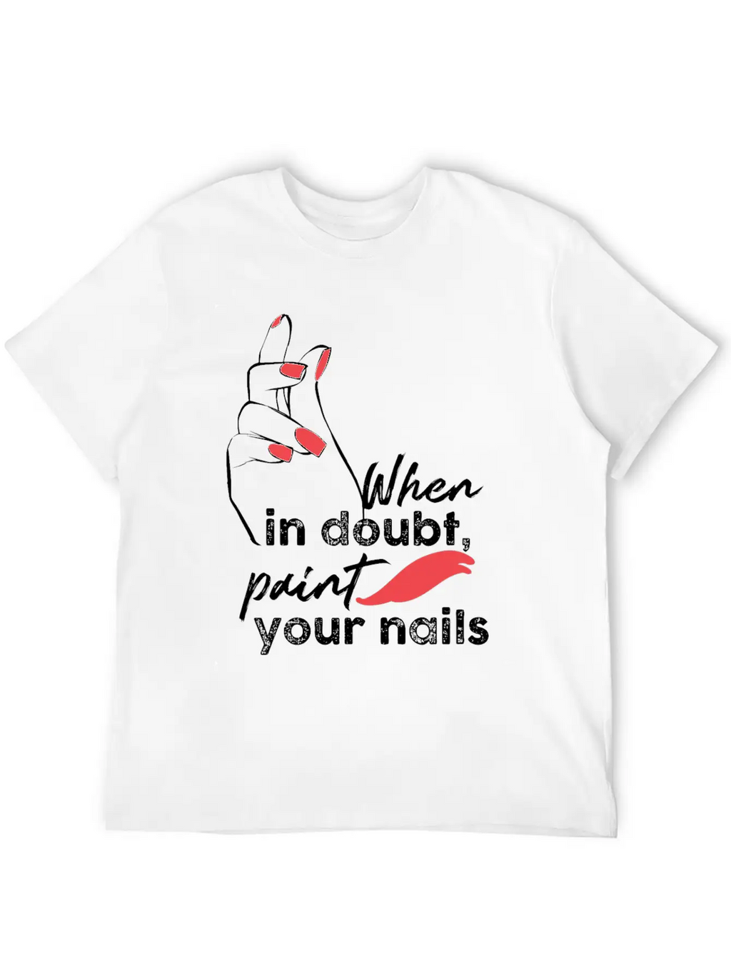 Nail Technician Fingernails Stylish Everyday T-Shirt – Unisex Basic Cotton Tee