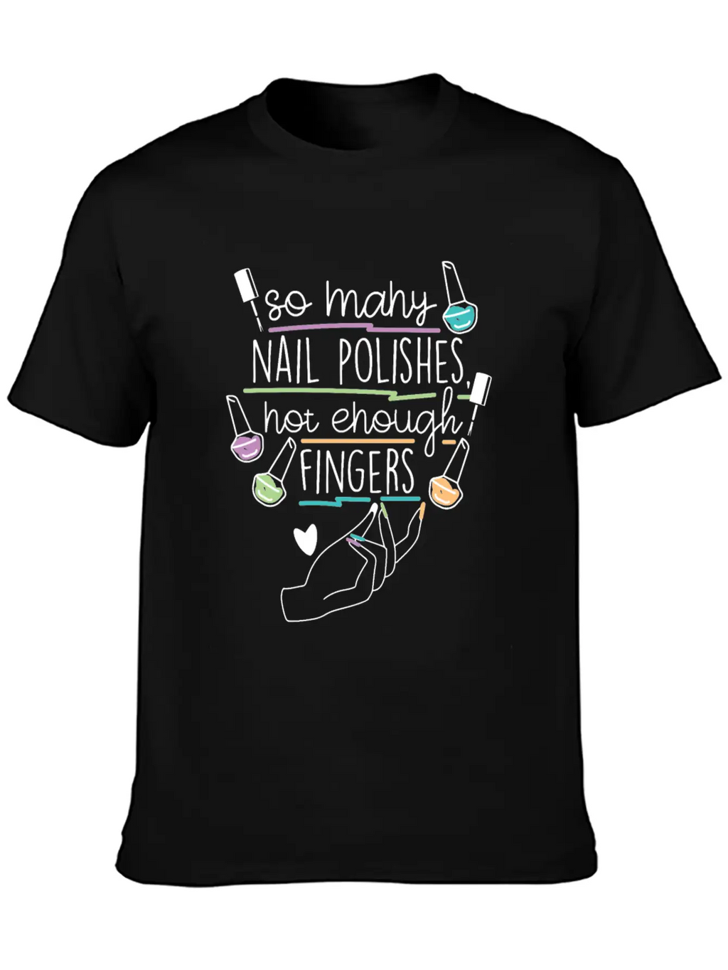 Nail Technician Nail Polish Unisex Casual T-Shirt – Clean Design For Daily Comfort