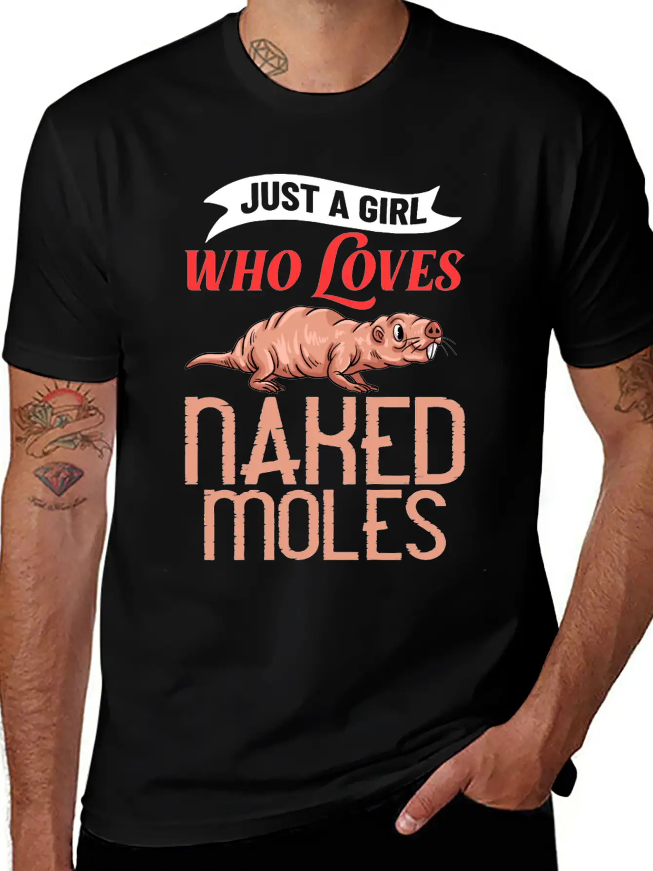 Naked Mole Rat Sand Puppy African Animal Unisex Casual T-Shirt – Clean Design For Daily Comfort