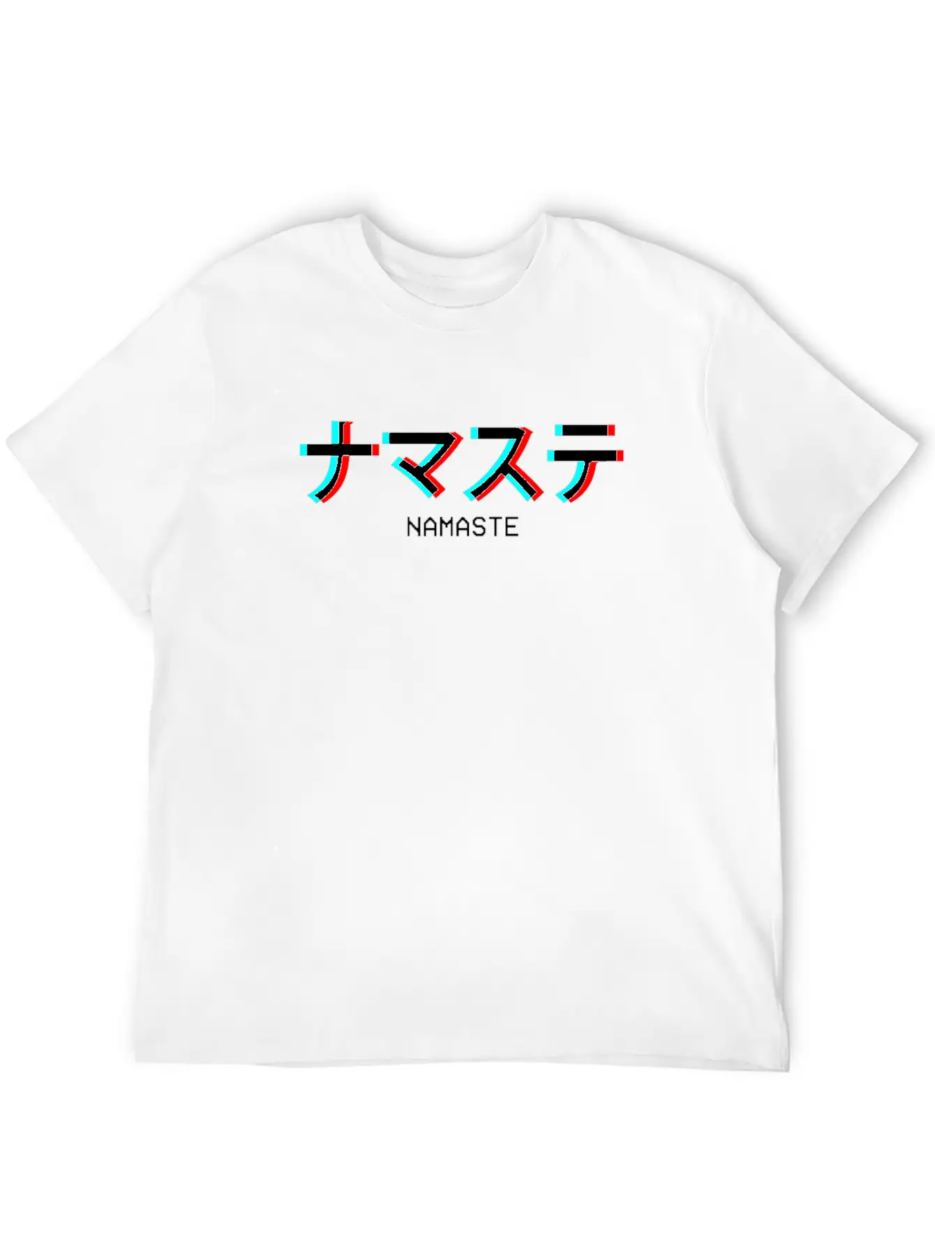 Namaste Japanese Vaporwave Aesthetic Gift Stylish Everyday T-Shirt – Unisex Basic Cotton Tee