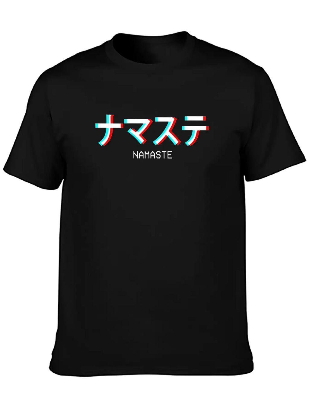 Namaste Japanese Vaporwave Aesthetic Gift Stylish Everyday T-Shirt – Unisex Basic Cotton Tee