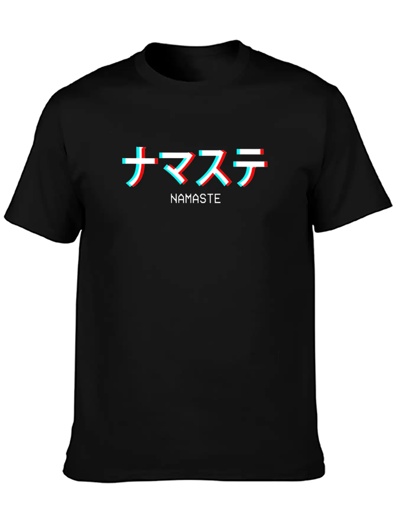 Namaste Japanese Vaporwave Aesthetic Gift Stylish Everyday T-Shirt – Unisex Basic Cotton Tee